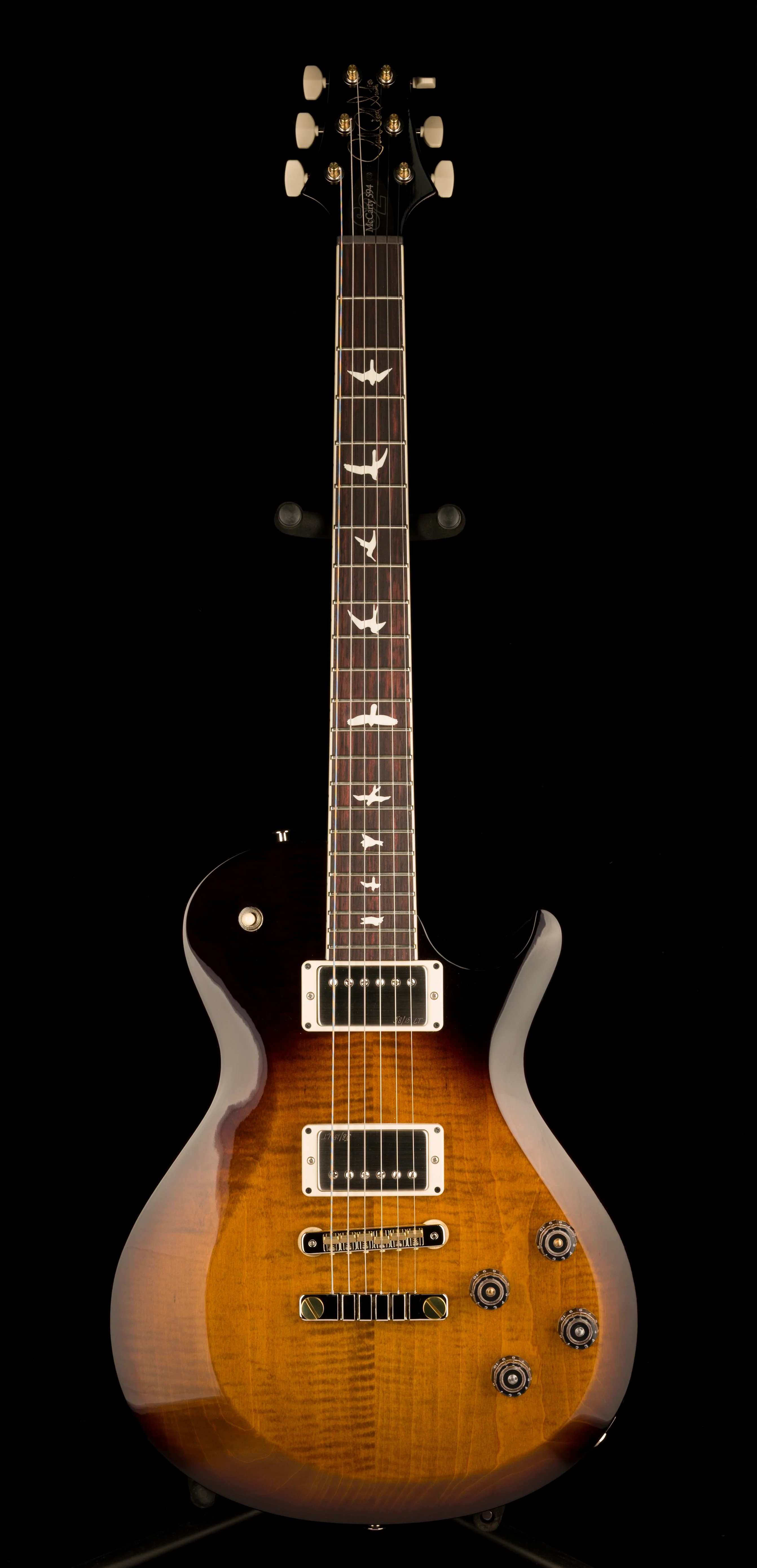Pre Owned PRS S2 McCarty 594 Singlecut Black Amber With Gig Bag - Image 2