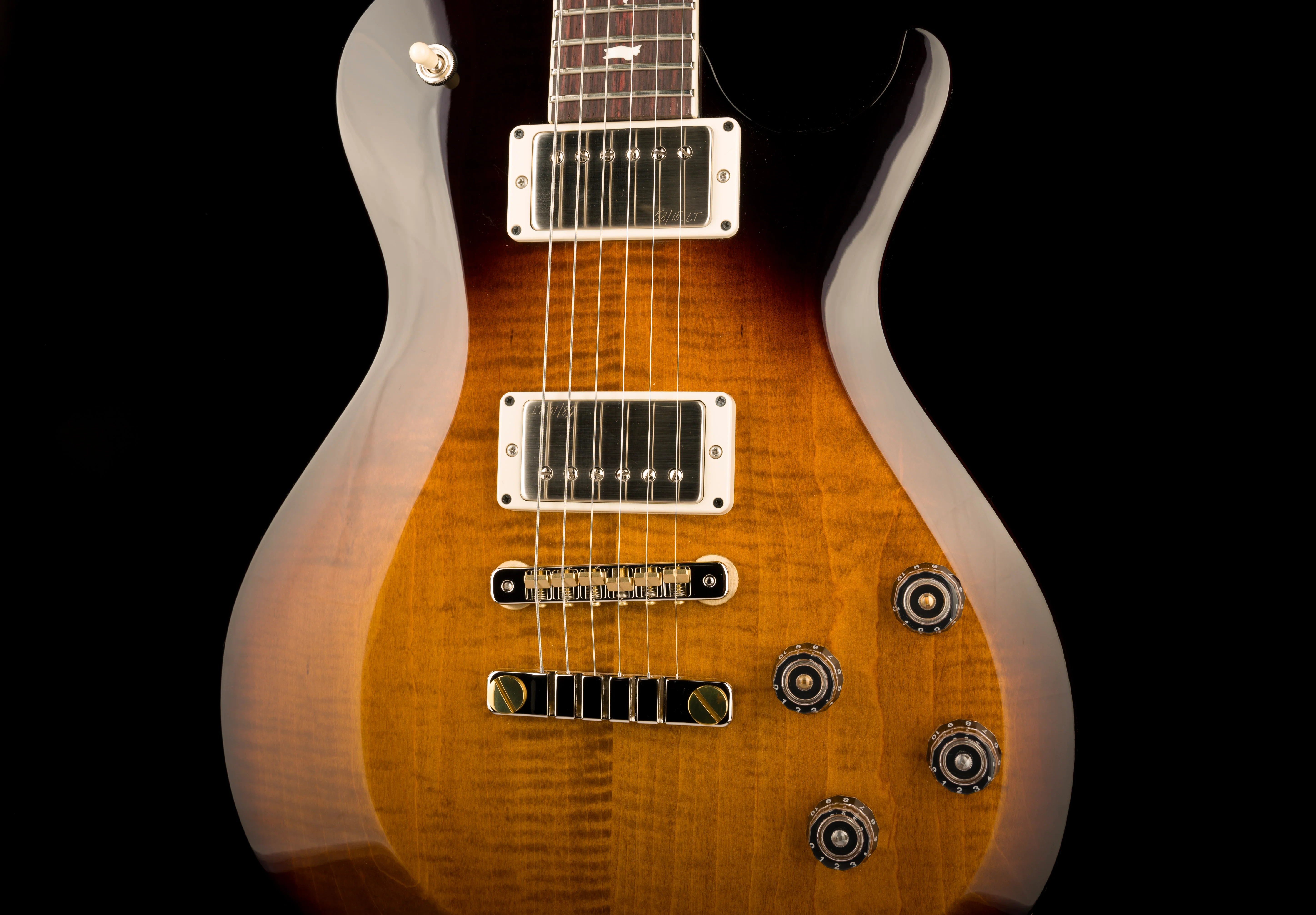 Pre Owned PRS S2 McCarty 594 Singlecut Black Amber With Gig Bag - Image 6