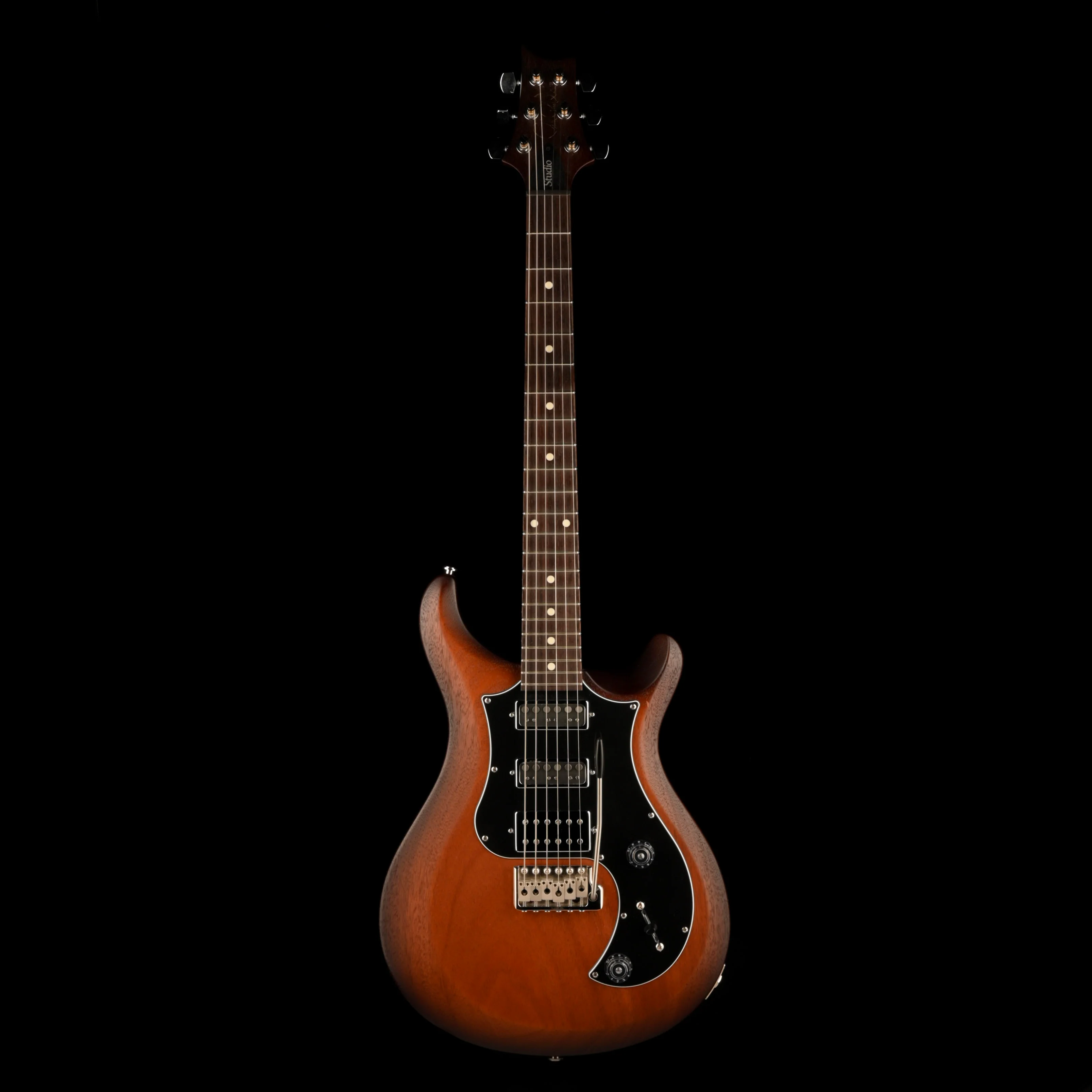 Pre Owned 2020 PRS S2 Studio Tobacco Sunburst Satin Finish Electric Guitar With Bag - Image 2