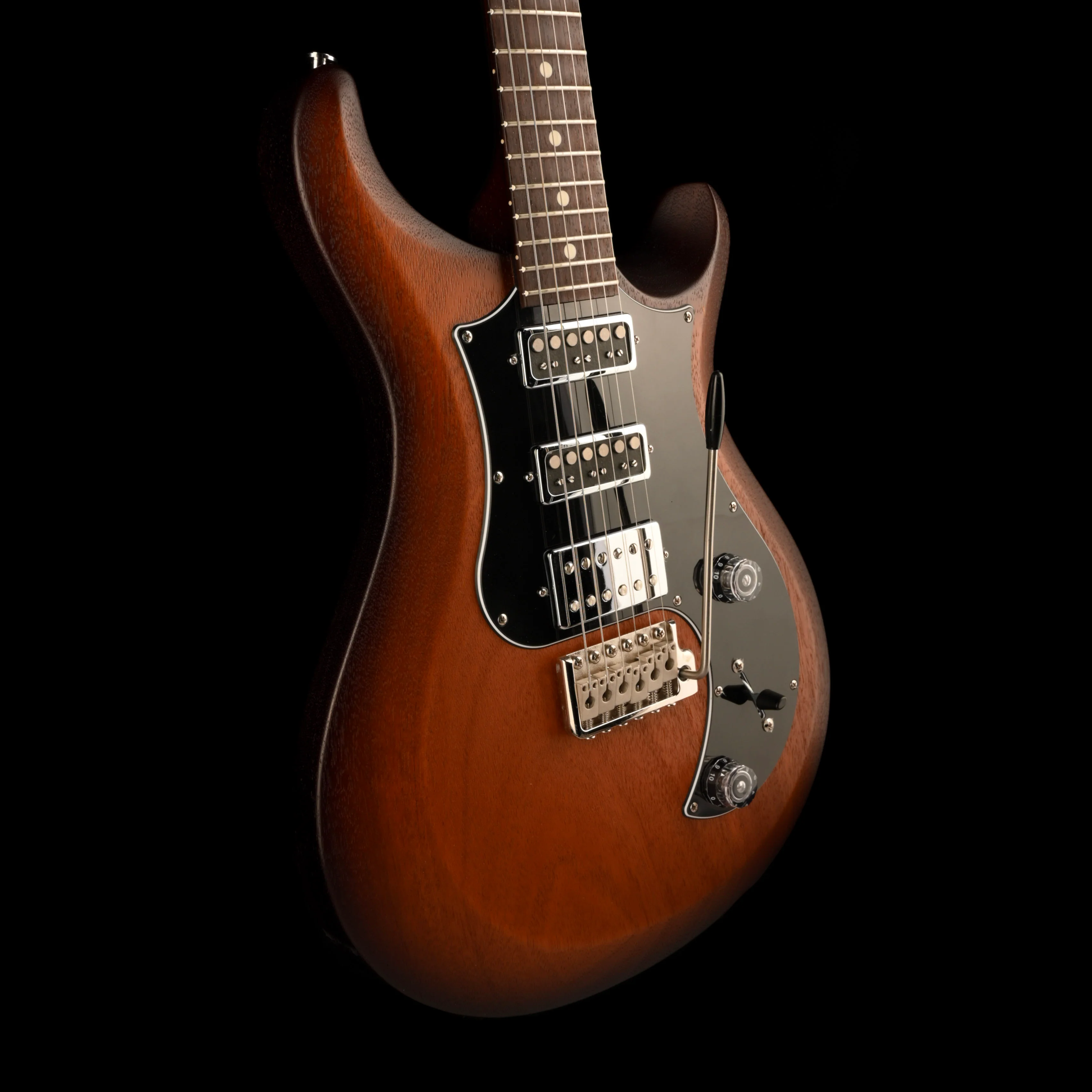 Pre Owned 2020 PRS S2 Studio Tobacco Sunburst Satin Finish Electric Guitar With Bag - Image 6