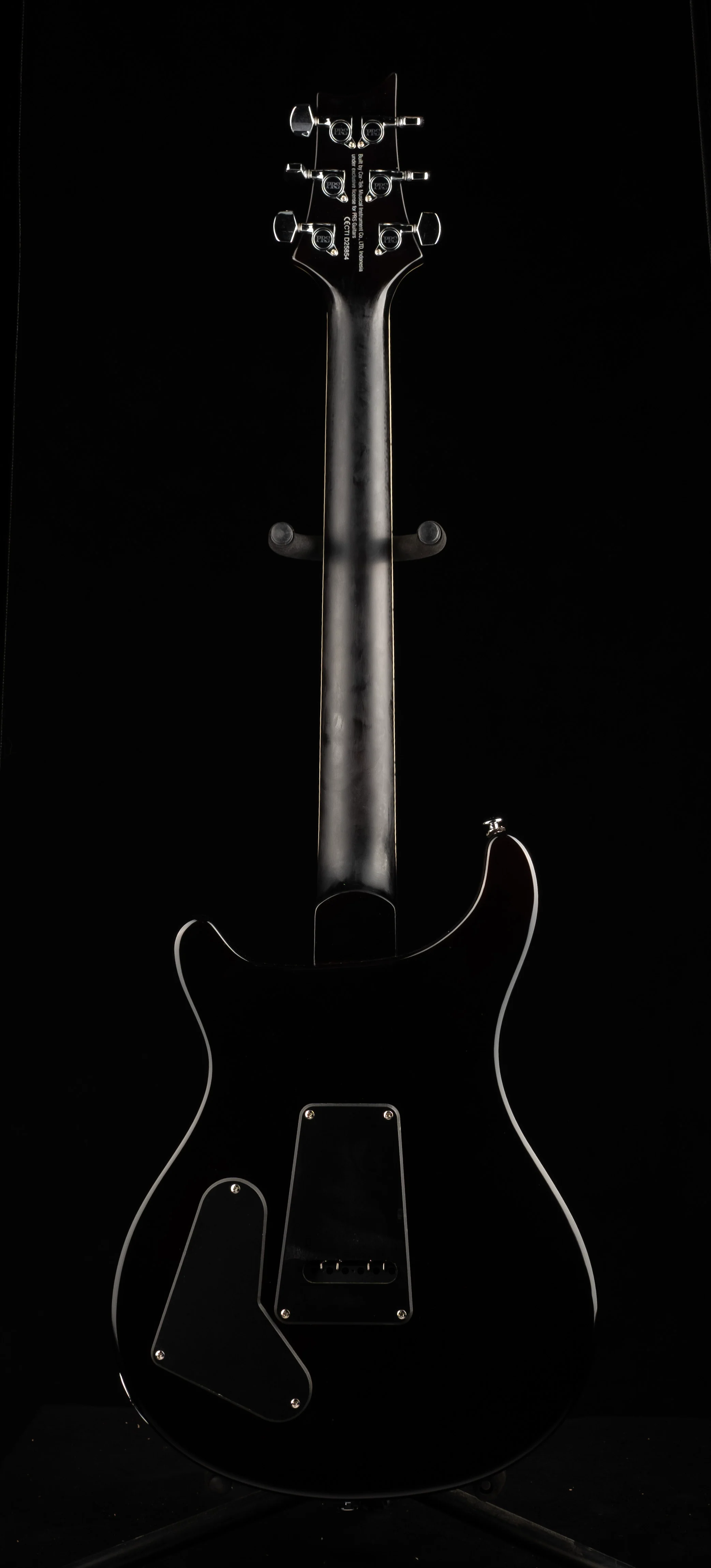 Pre Owned PRS SE Custom 22 Semi-Hollow Quilt Top Black Gold Sunburst Limited Run With Gig Bag - Image 8