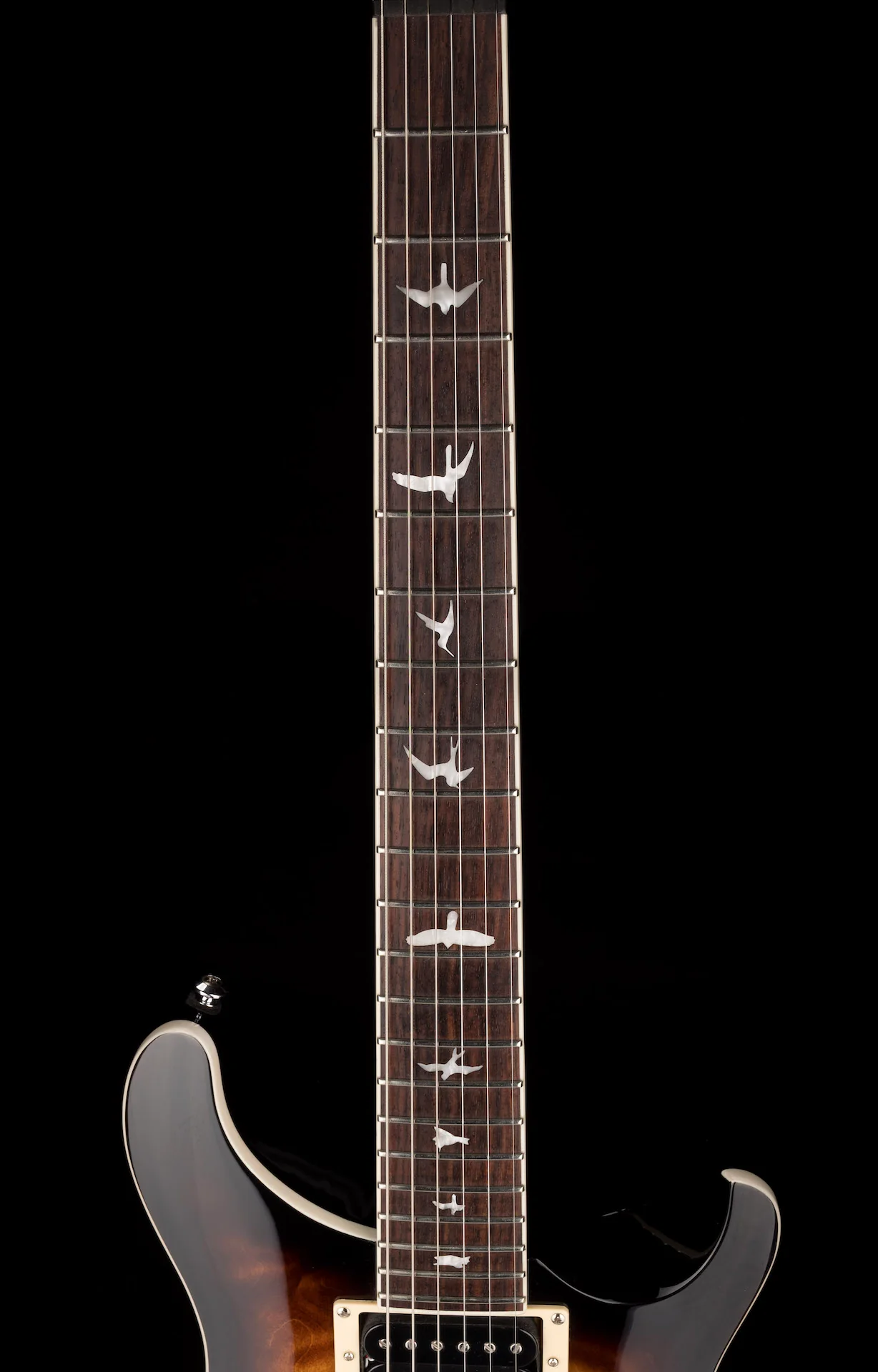 Pre Owned PRS SE Custom 22 Semi-Hollowbody Quilt Top Limited Black Gold Sunburst With Gig Bag - Image 11