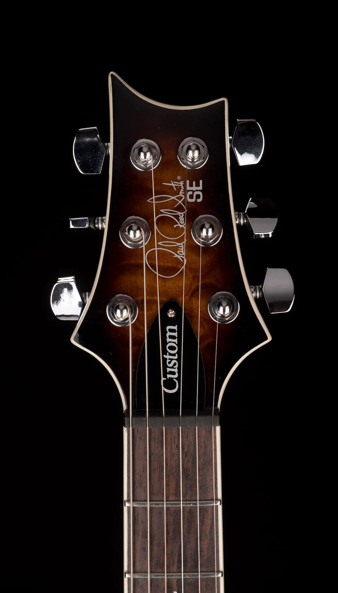 Pre Owned PRS SE Custom 22 Semi-Hollowbody Quilt Top Limited Black Gold Sunburst With Gig Bag - Image 12