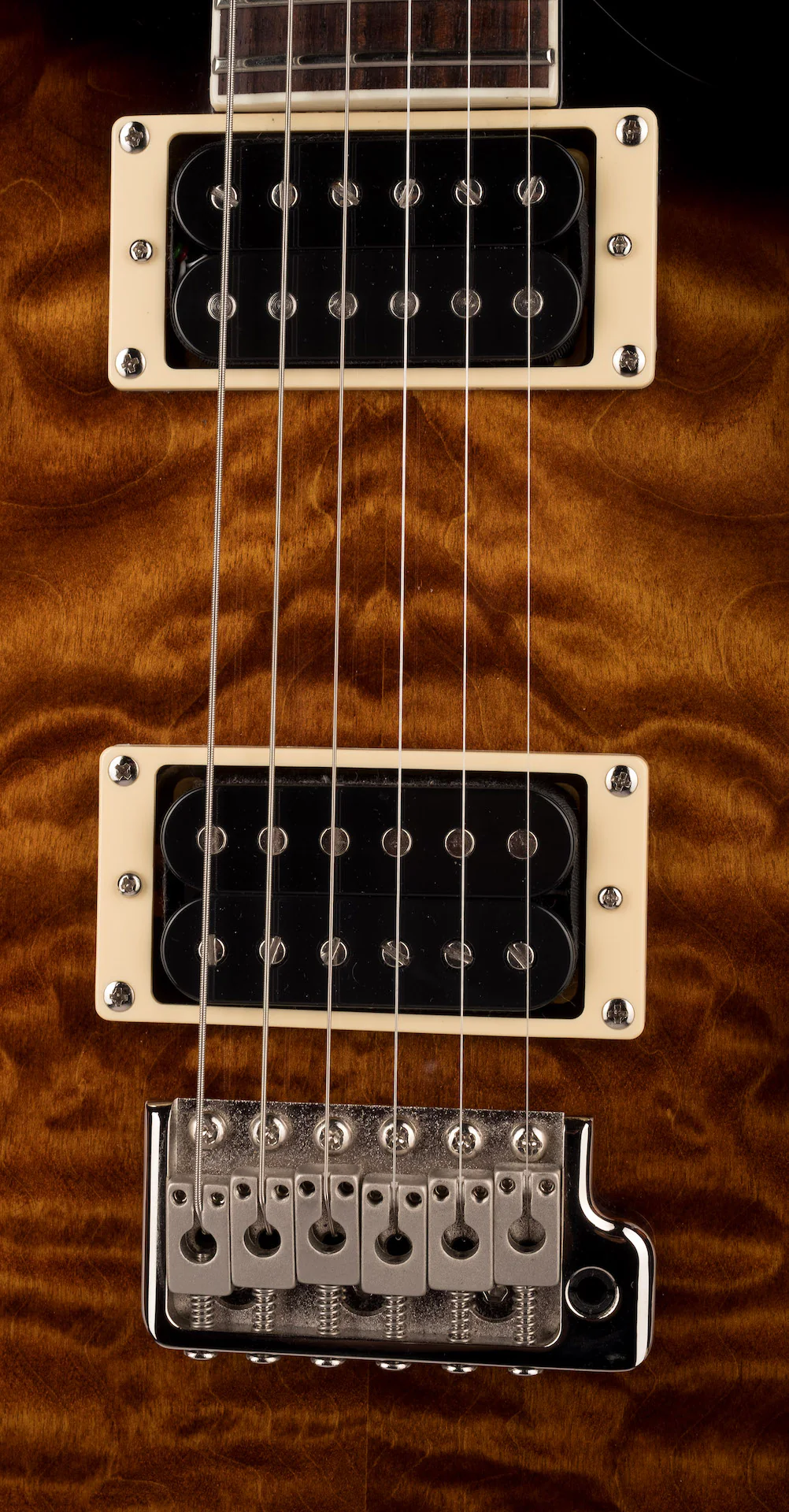 Pre Owned PRS SE Custom 22 Semi-Hollowbody Quilt Top Limited Black Gold Sunburst With Gig Bag - Image 7