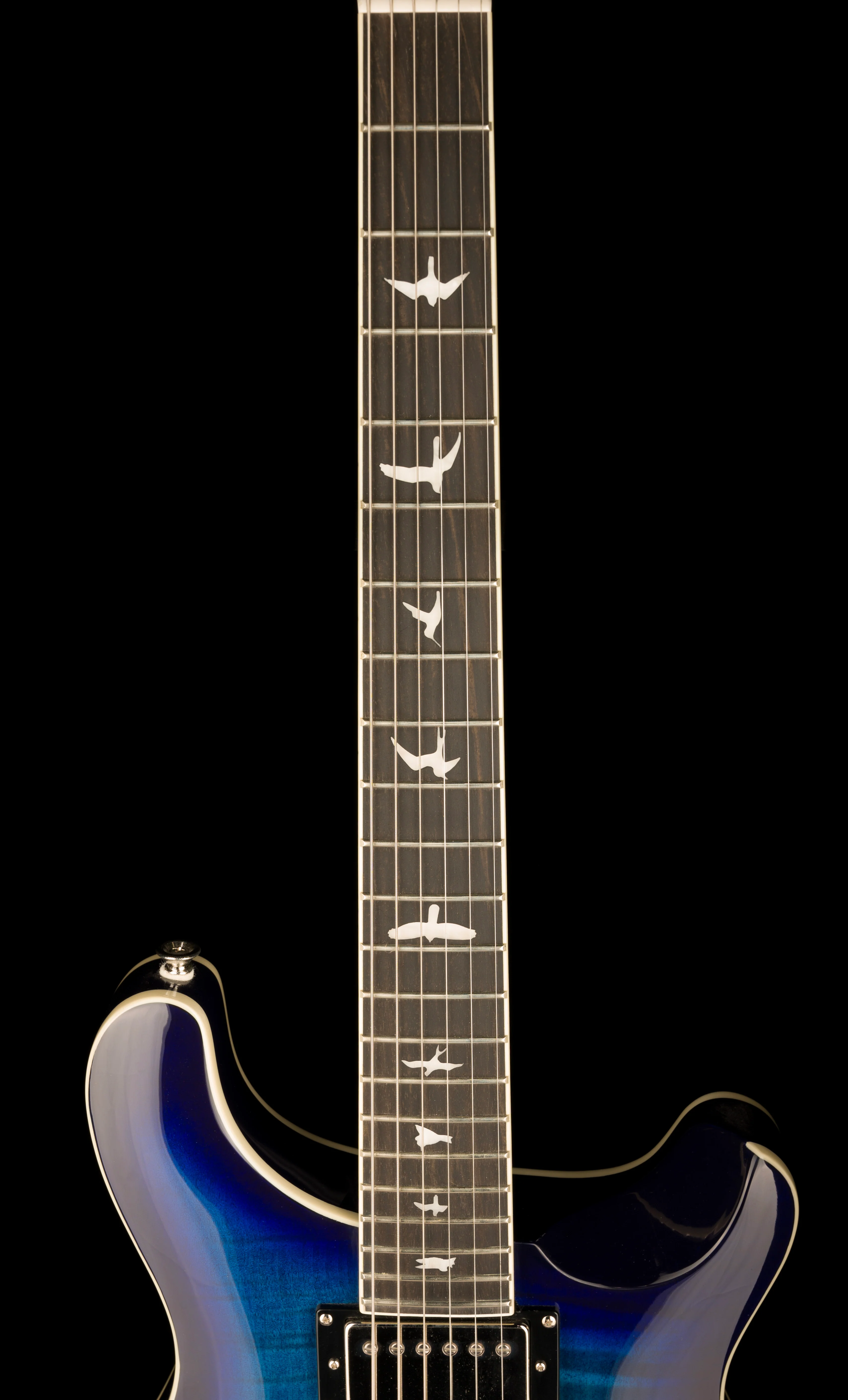 Pre Owned PRS SE Hollowbody II Faded Blue Burst With Case - Image 11