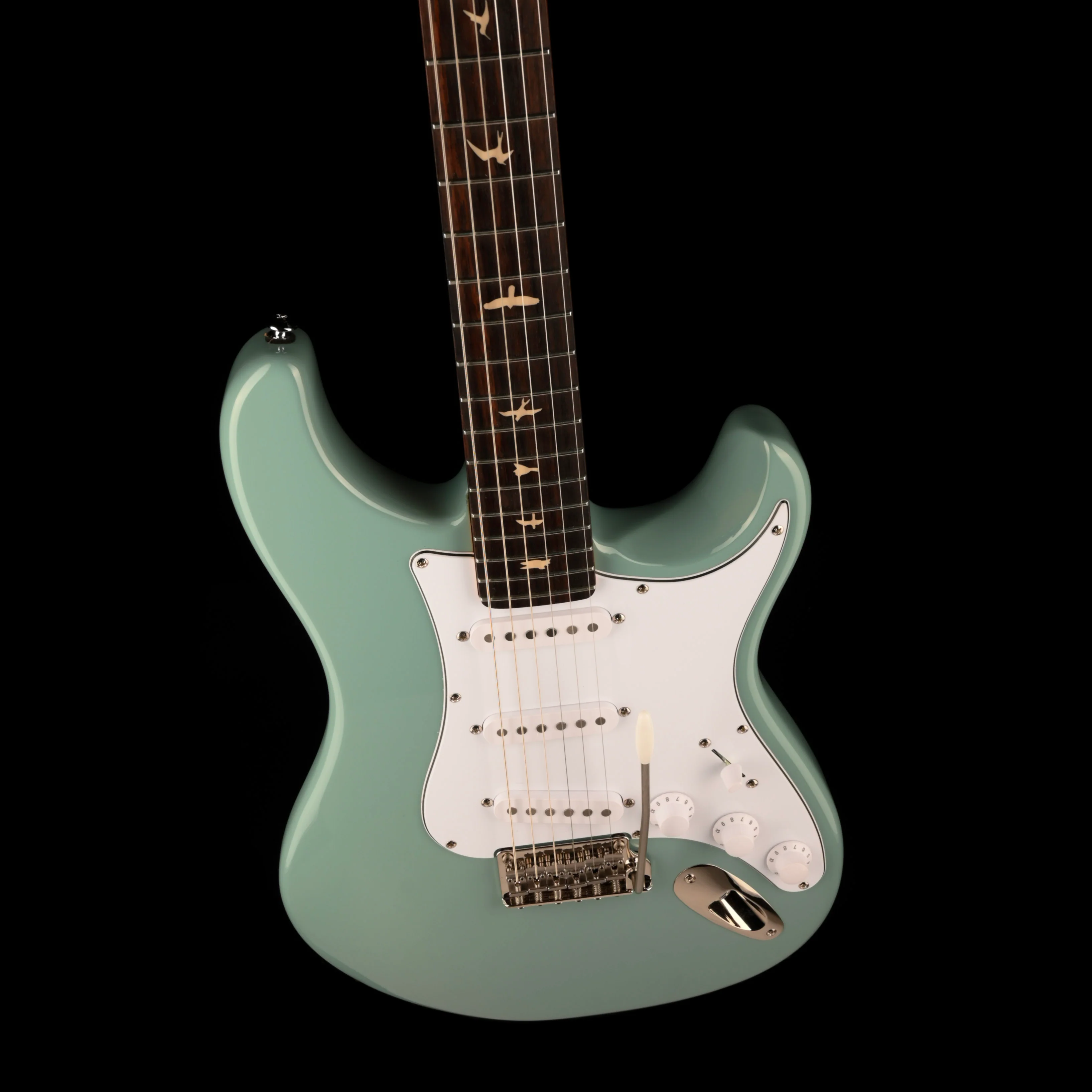Pre Owned PRS SE Silver Sky Stone Blue with Gig Bag - Image 3