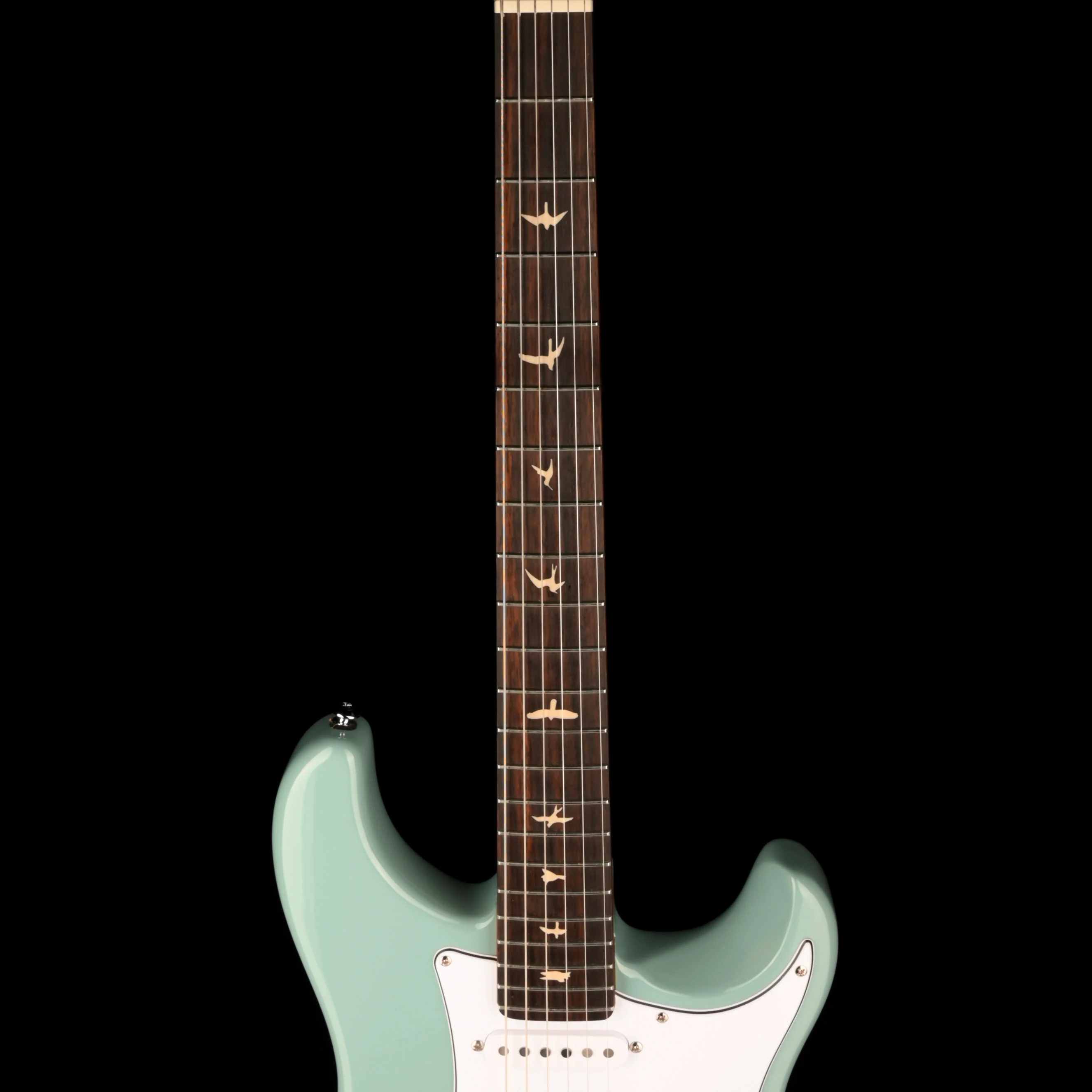 Pre Owned PRS SE Silver Sky Stone Blue with Gig Bag - Image 7
