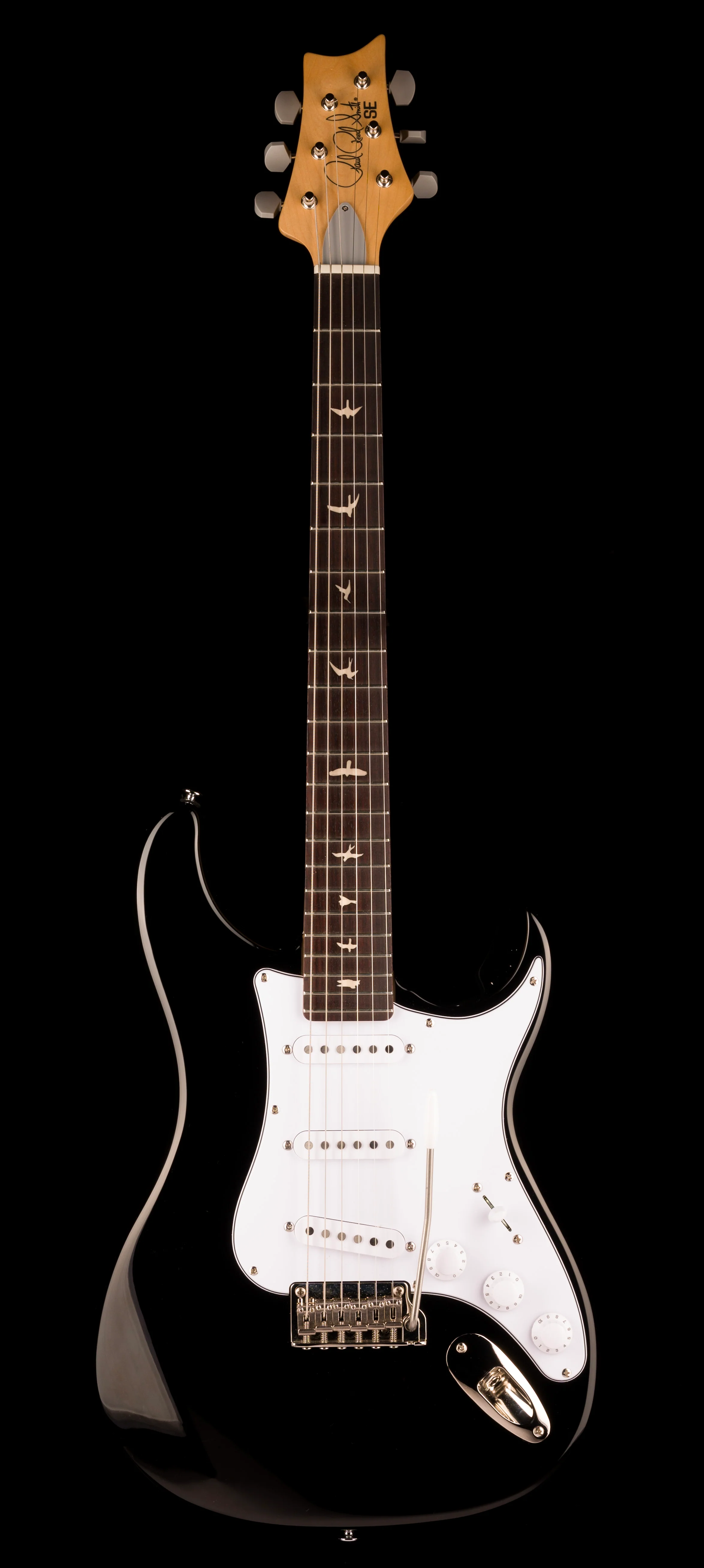 Pre Owned PRS SE Silver Sky Piano Black Electric Guitar With Gig Bag - Image 2