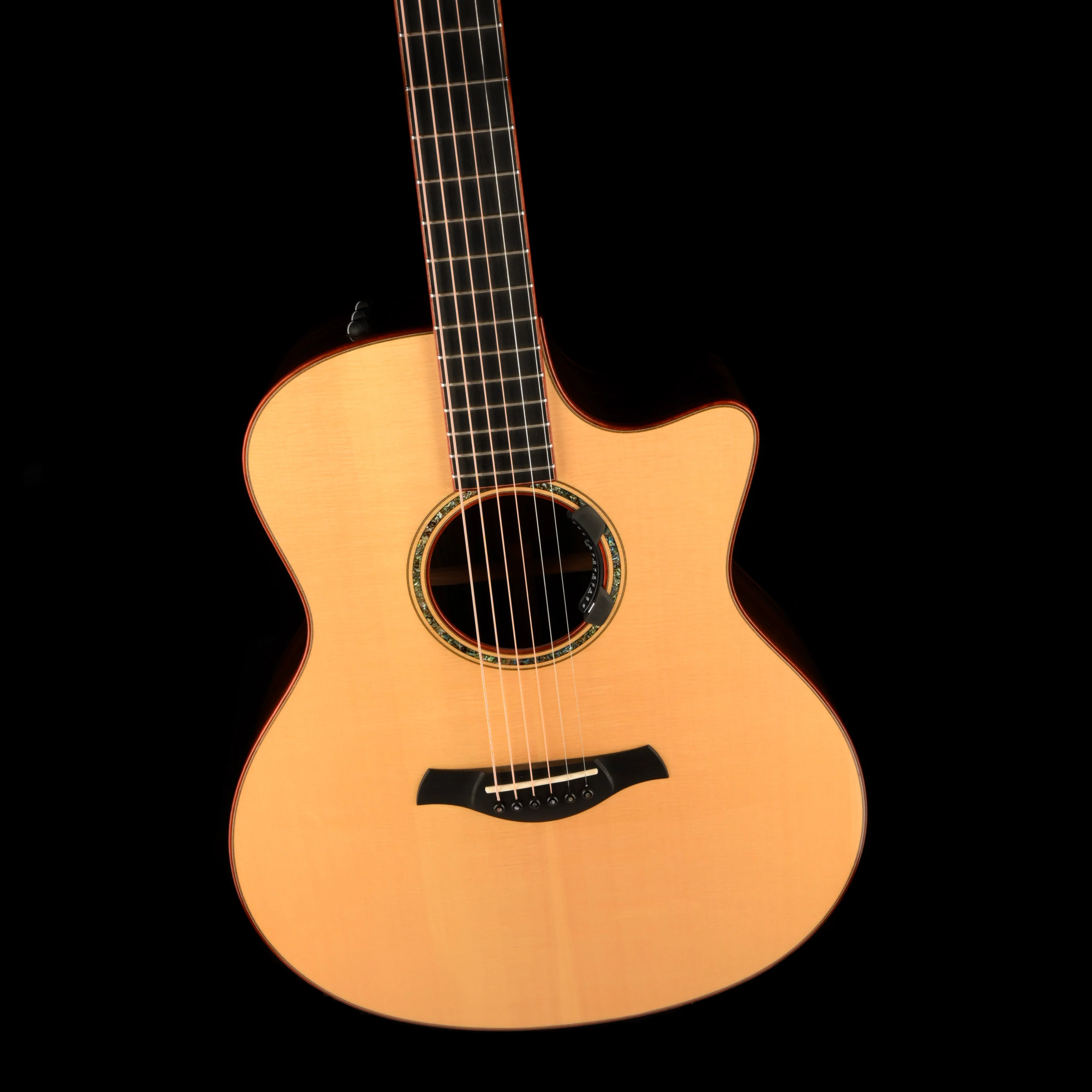 Pre Owned R. Taylor Style 1 Acoustic-Electric Guitar With Gig Bag - Image 4