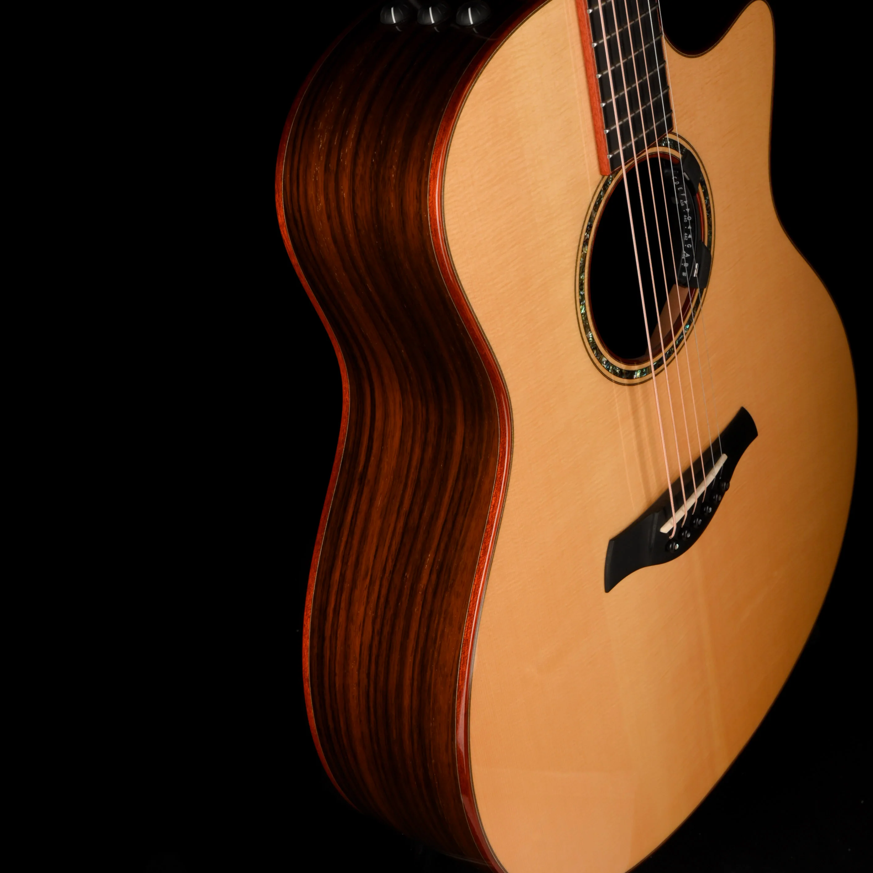 Pre Owned R. Taylor Style 1 Acoustic-Electric Guitar With Gig Bag - Image 7