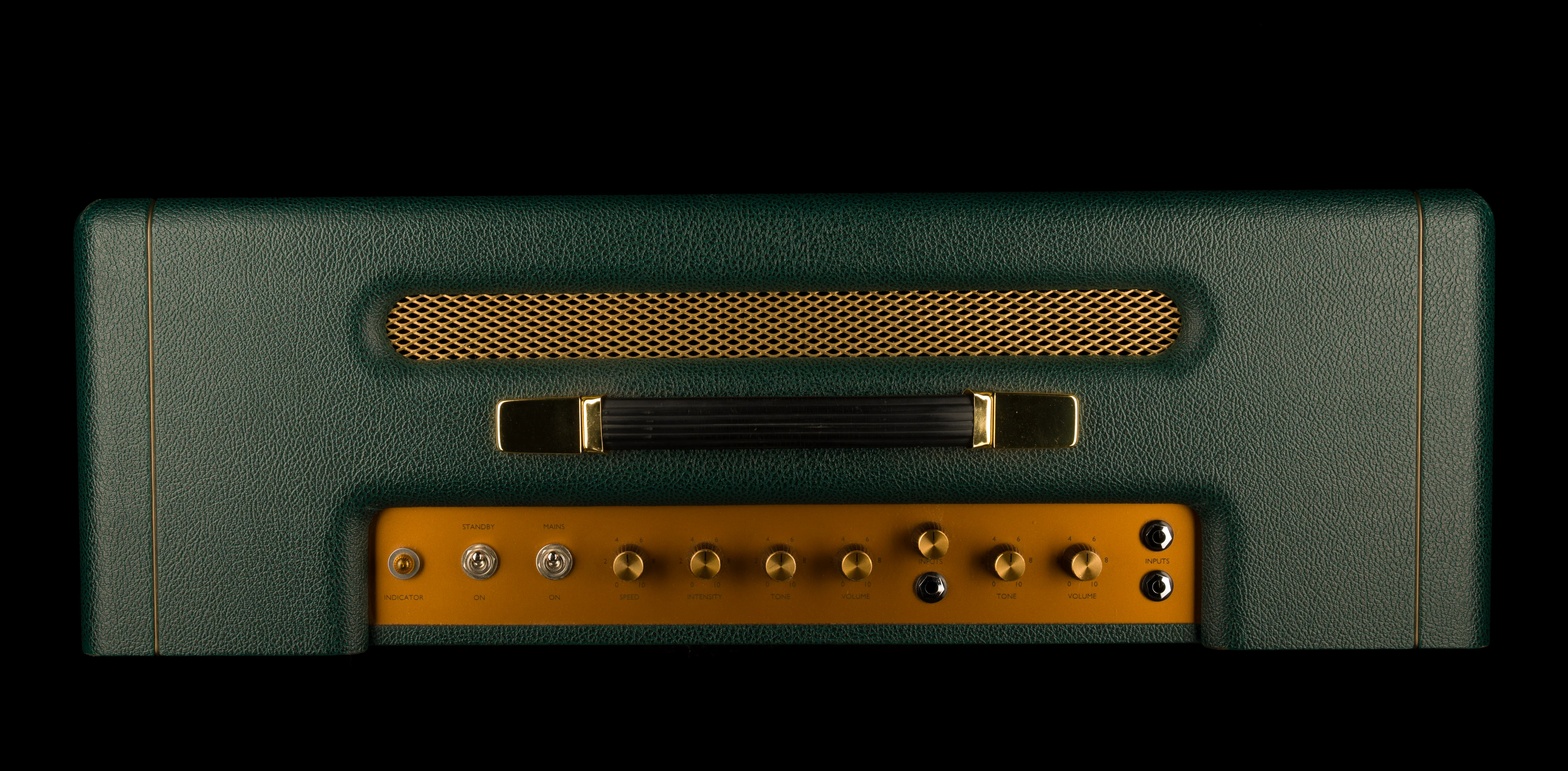 Pre Owned Retro King Eighteen Watt Combo 2x12" Guitar Amp Combo Green With Footswitch and Cover - Image 10