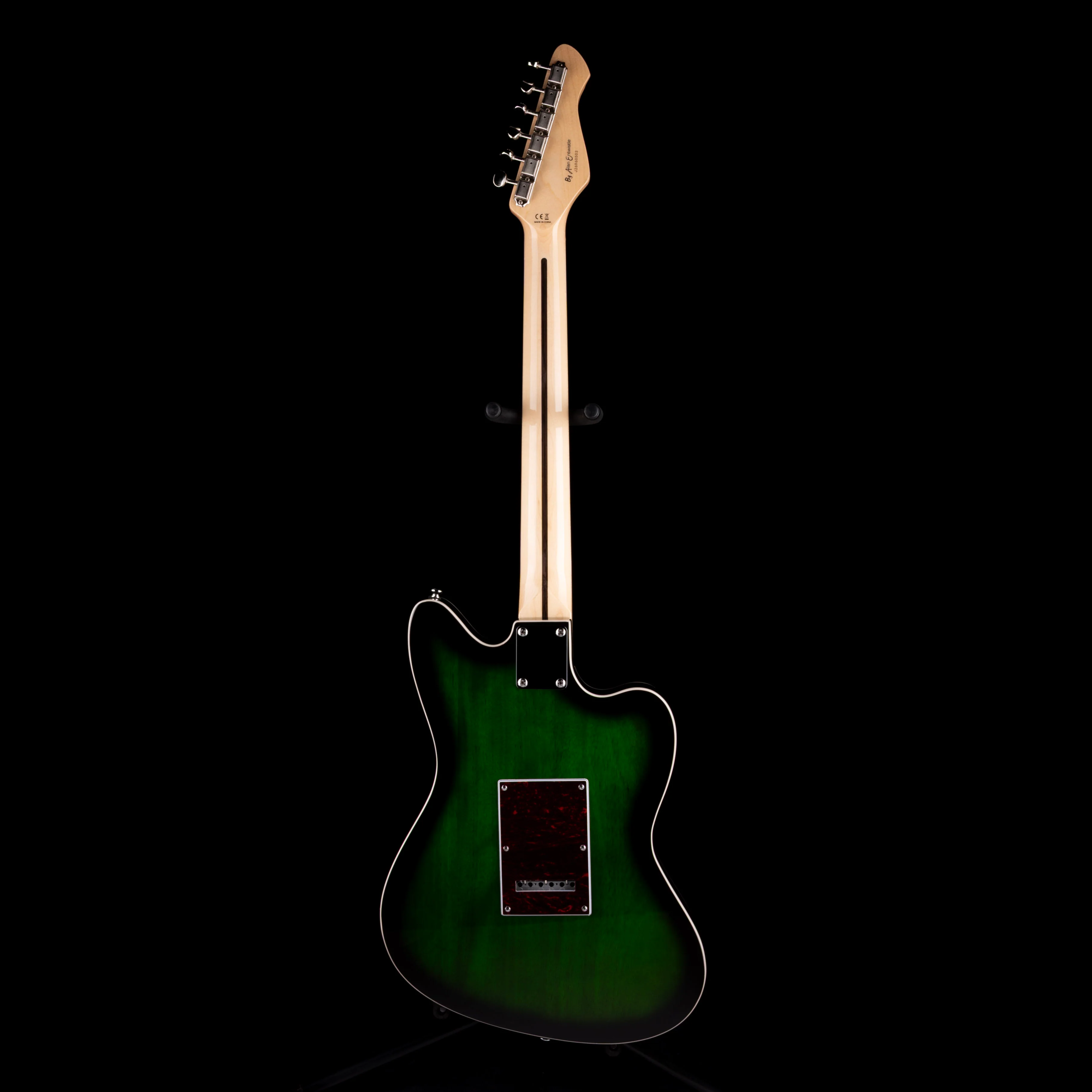 Pre Owned Revelation RJT-60M TL/LH Green Burst Left Handed Thinline Offset Electric Guitar - Image 10