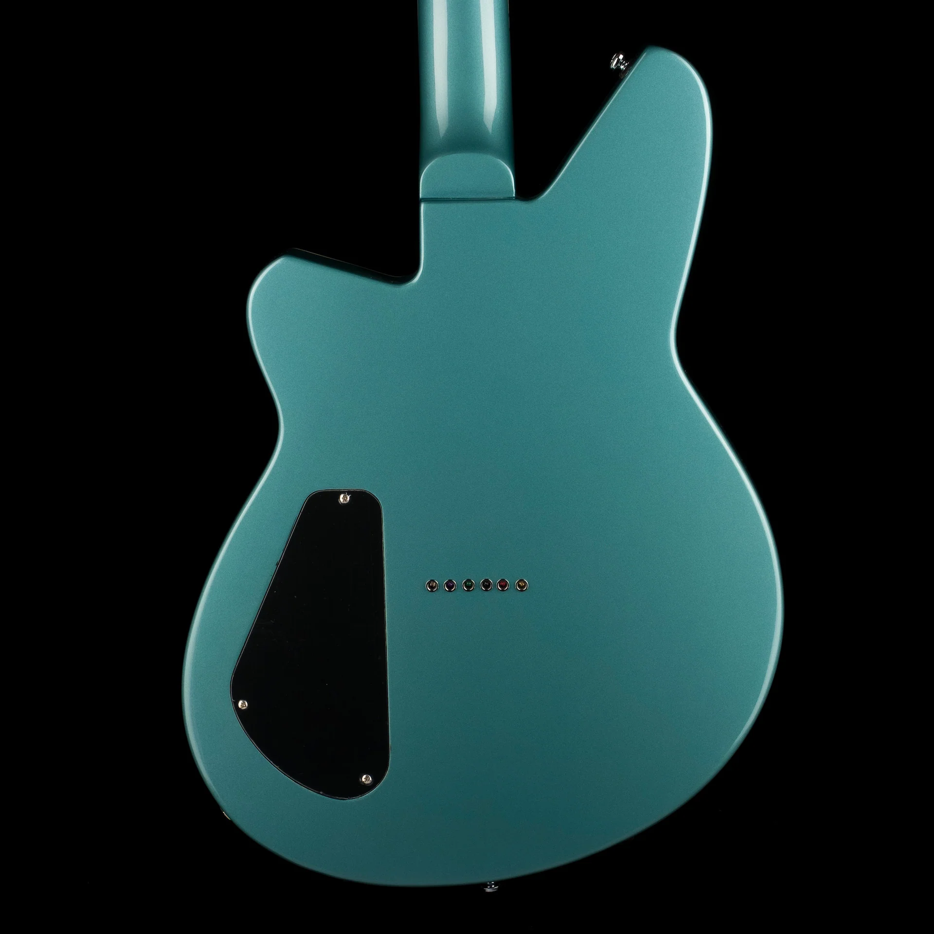 Pre Owned Reverend Airwave 12 String Semi Hollow Body Guitar Deep Sea Blue - Image 13