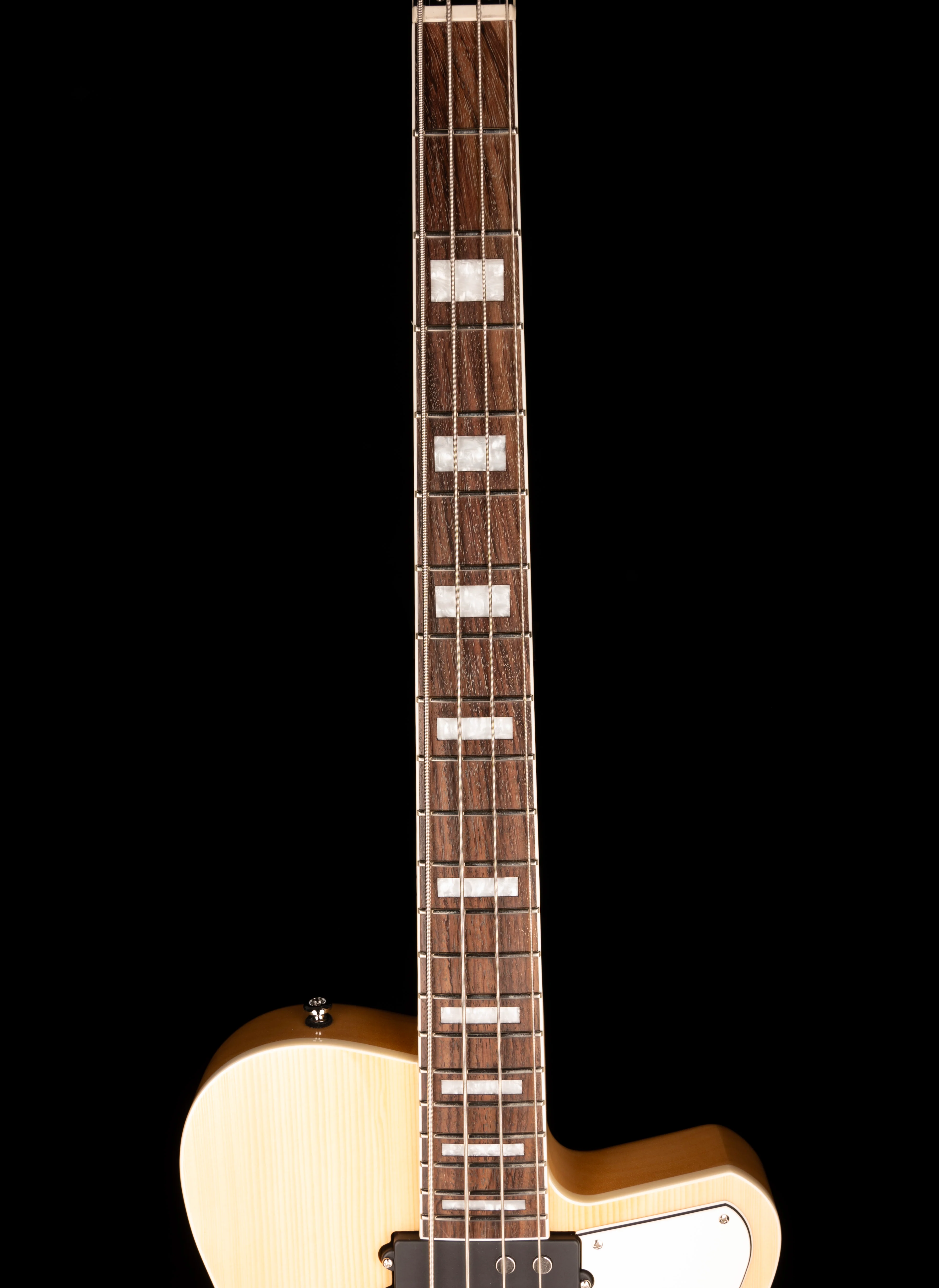 Pre Owned Reverend Dub King Bass Guitar Natural with Gig Bag - Image 11