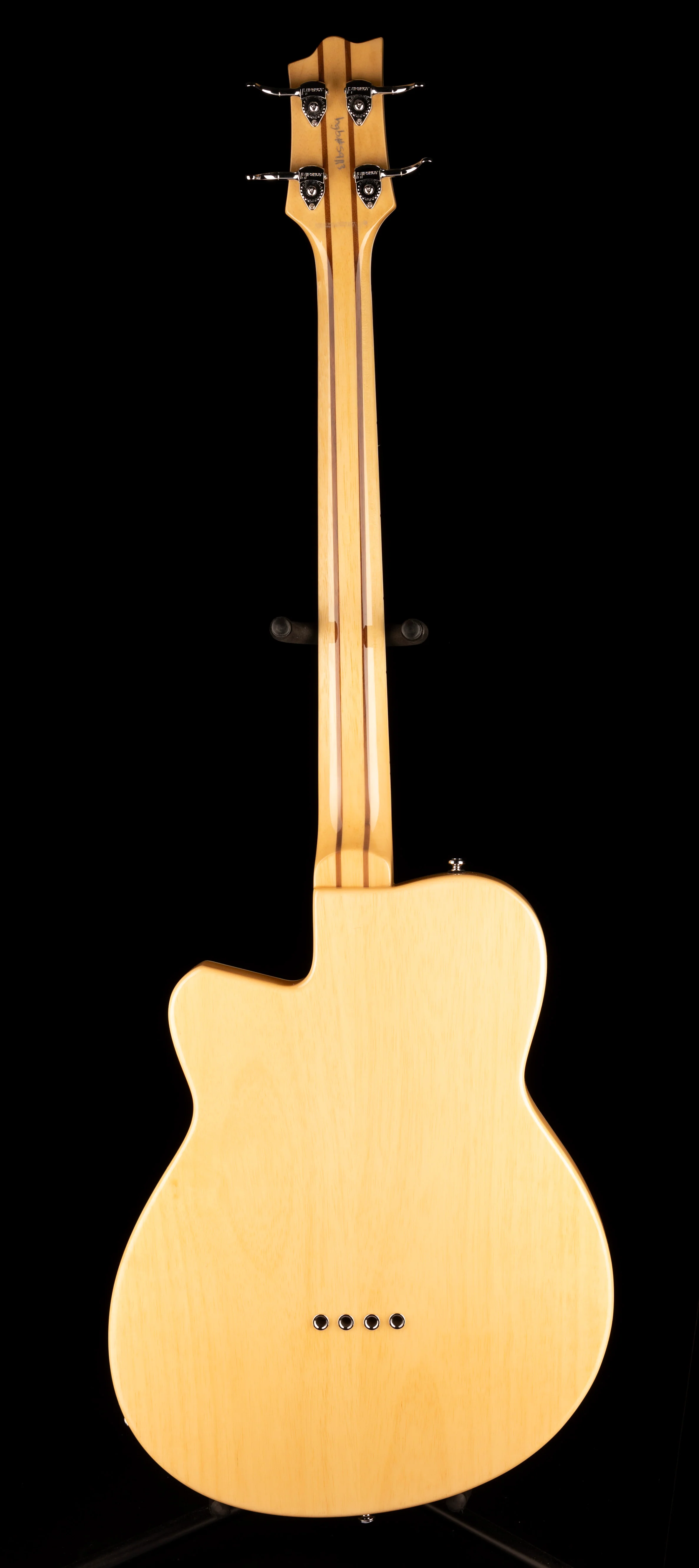 Pre Owned Reverend Dub King Bass Guitar Natural with Gig Bag - Image 14