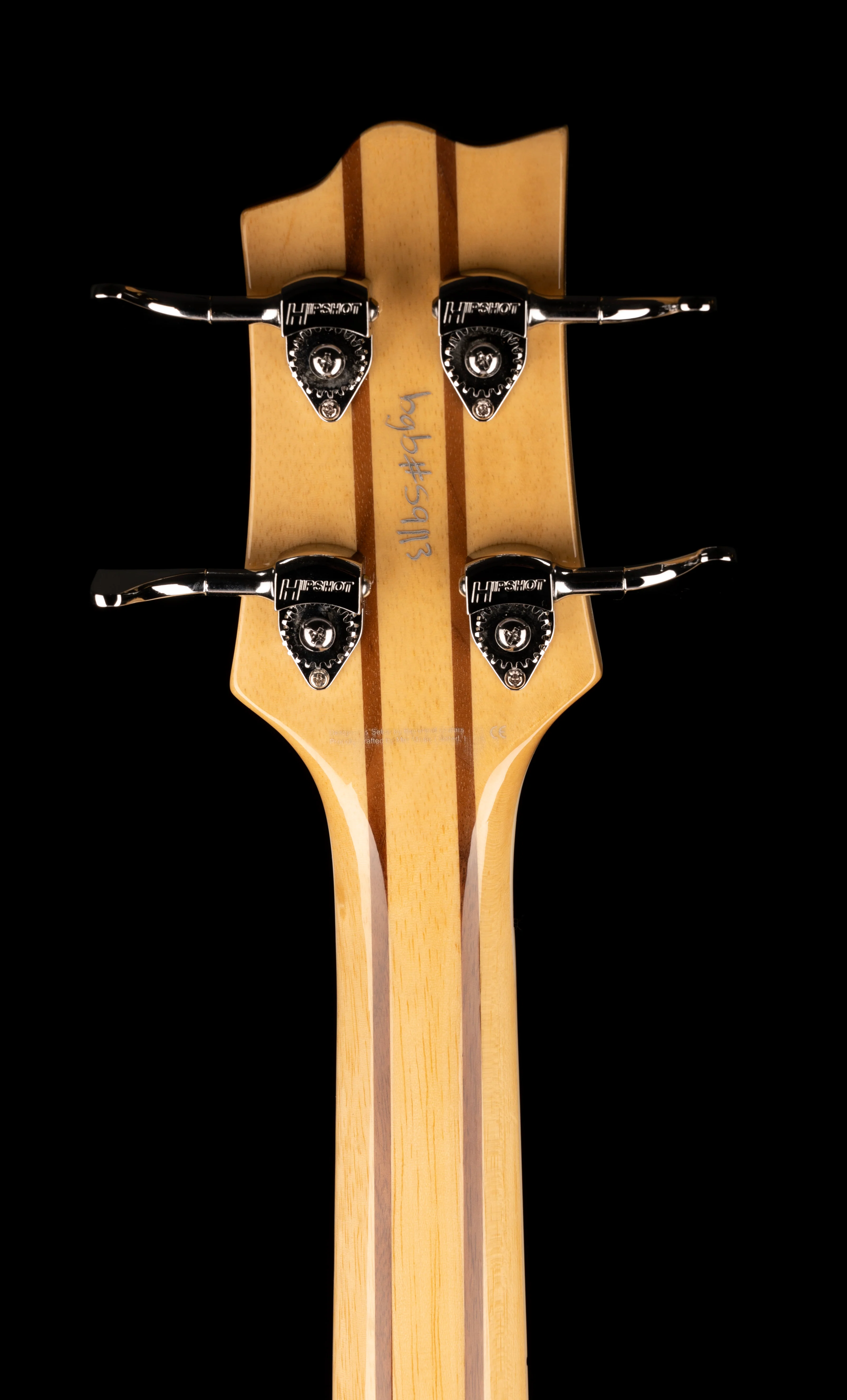 Pre Owned Reverend Dub King Bass Guitar Natural with Gig Bag - Image 17