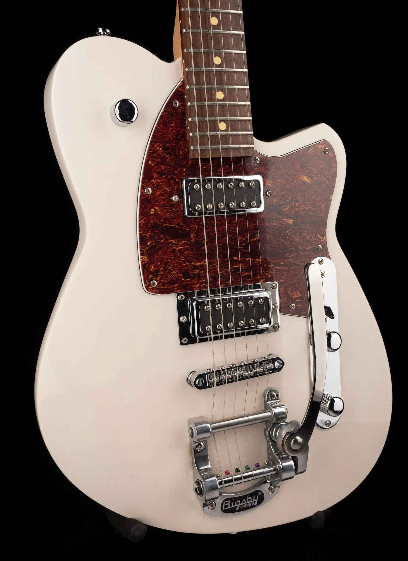 Pre Owned Reverend Flatroc RB White With Case - Image 11