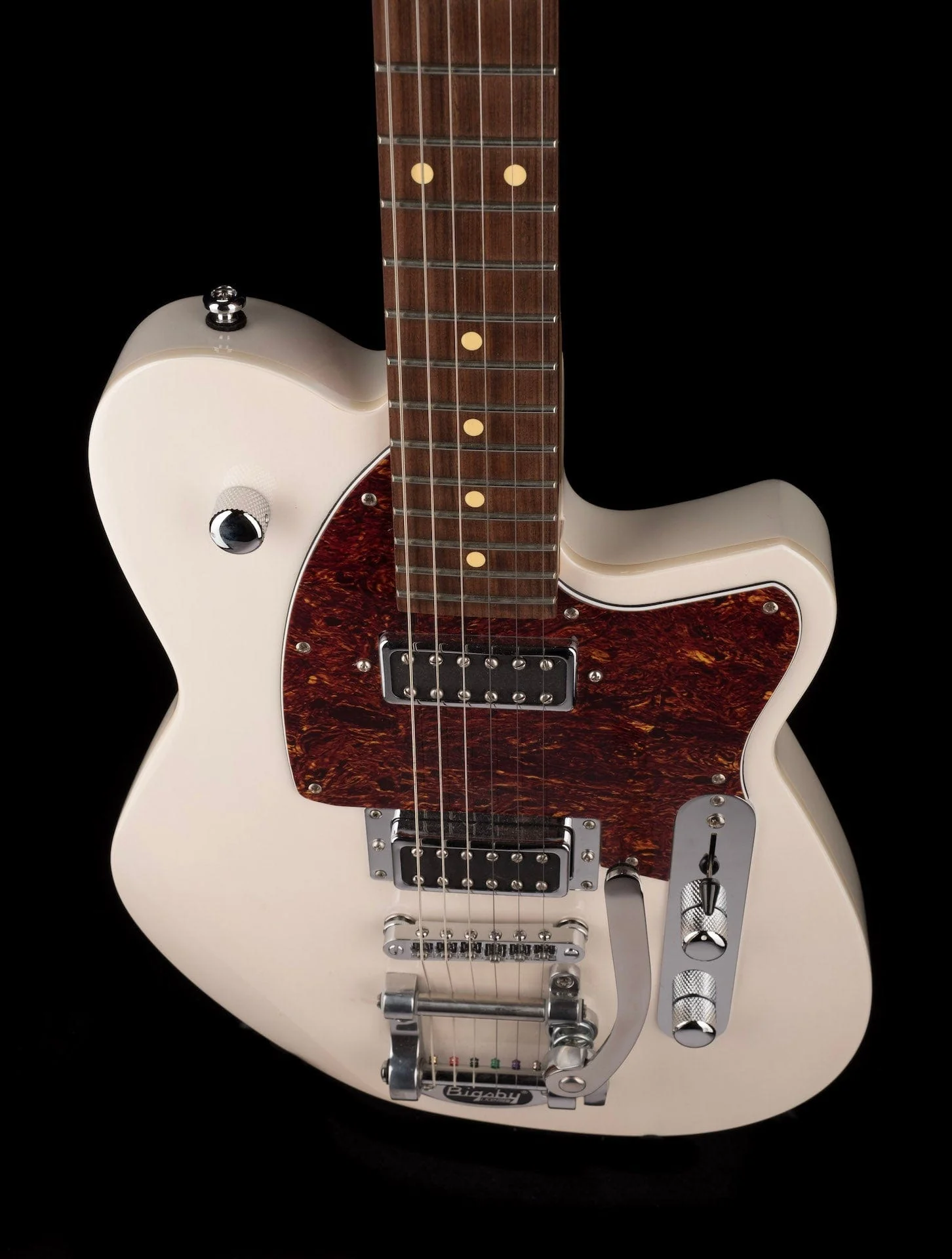 Pre Owned Reverend Flatroc RB White With Case - Image 4