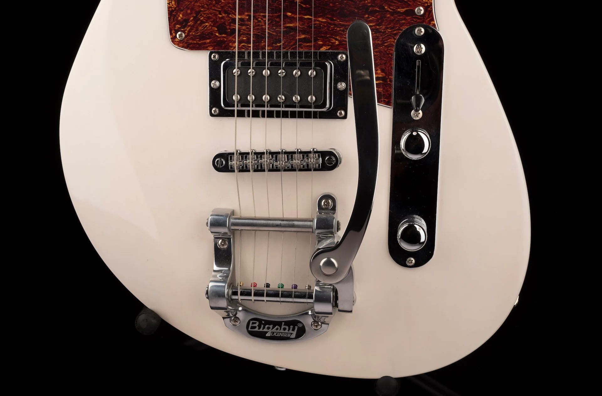 Pre Owned Reverend Flatroc RB White With Case - Image 5