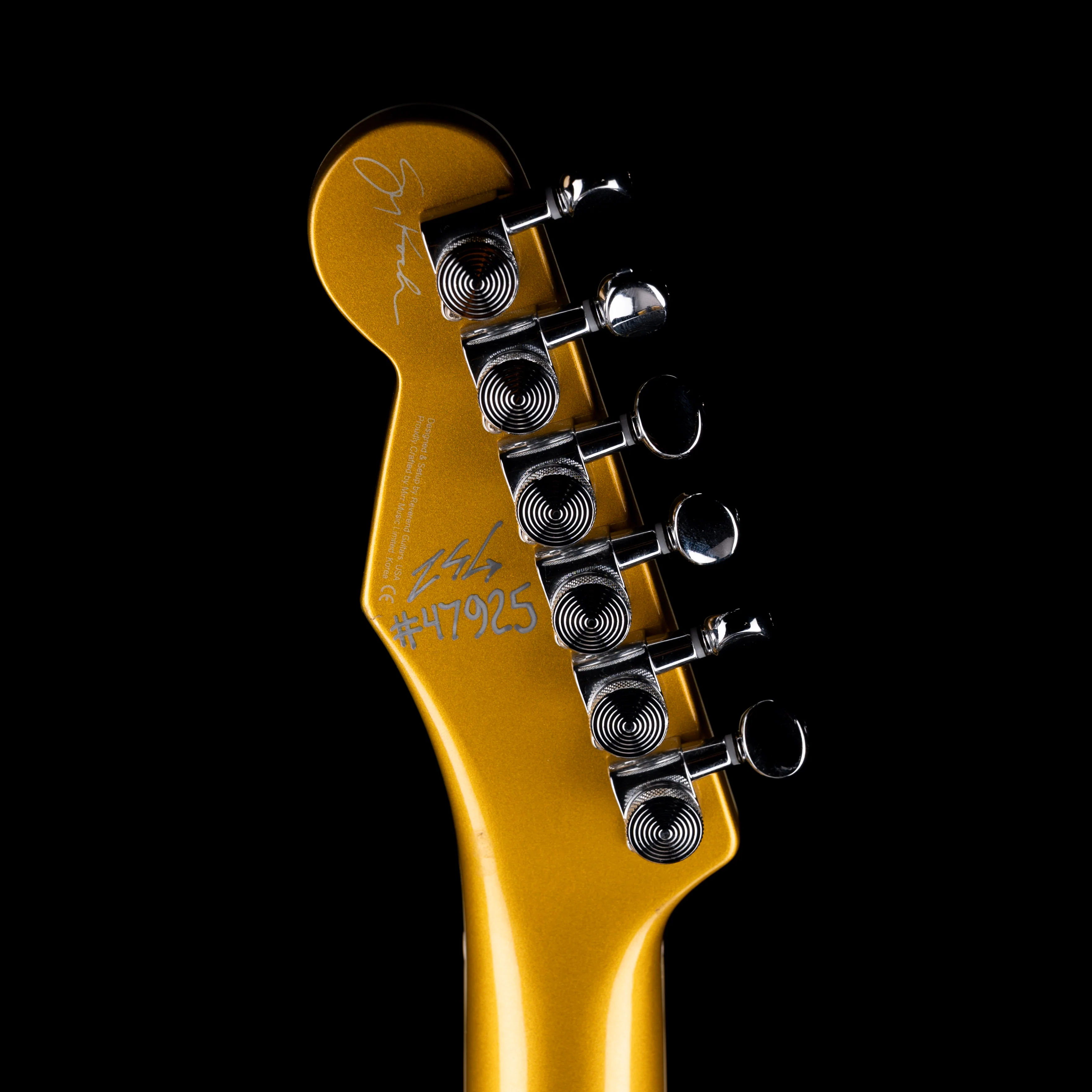 Pre Owned Reverend Greg Koch Gristle 90 Venetian Gold With OHSC - Image 13