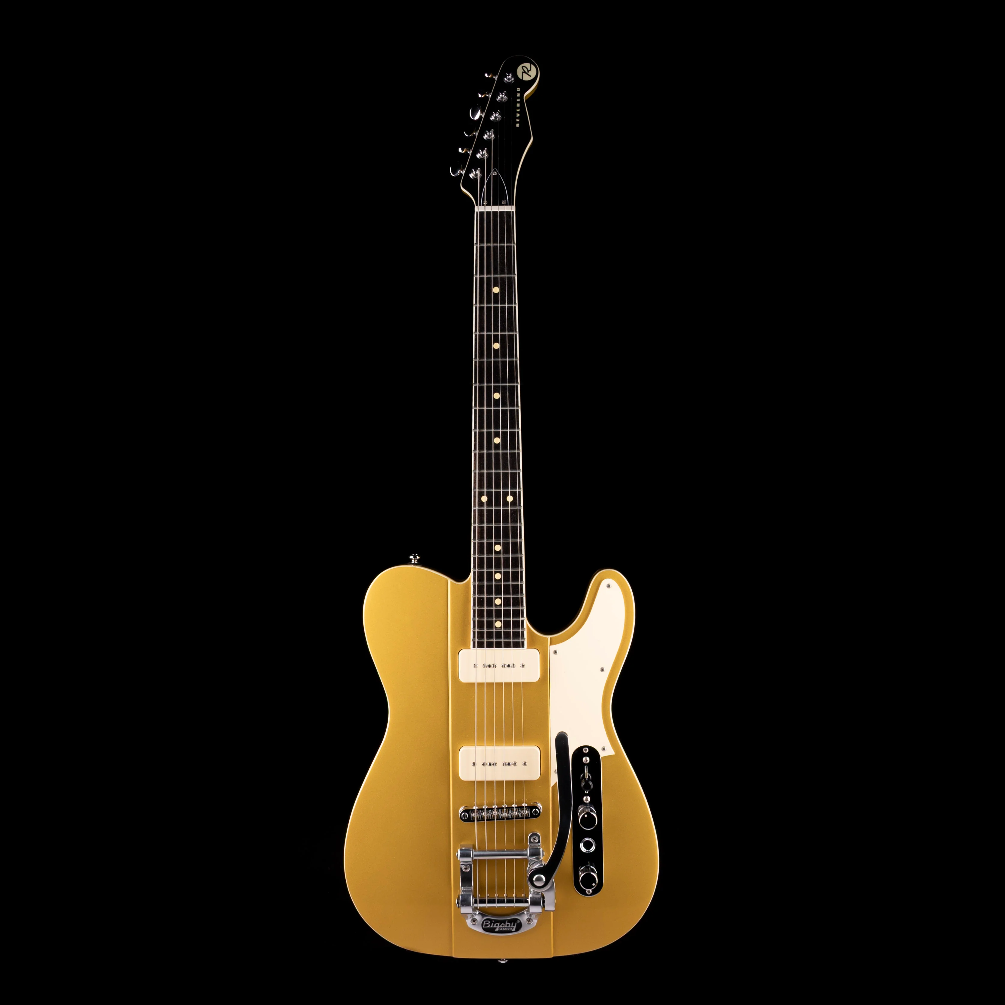 Pre Owned Reverend Greg Koch Gristle 90 Venetian Gold With OHSC - Image 2
