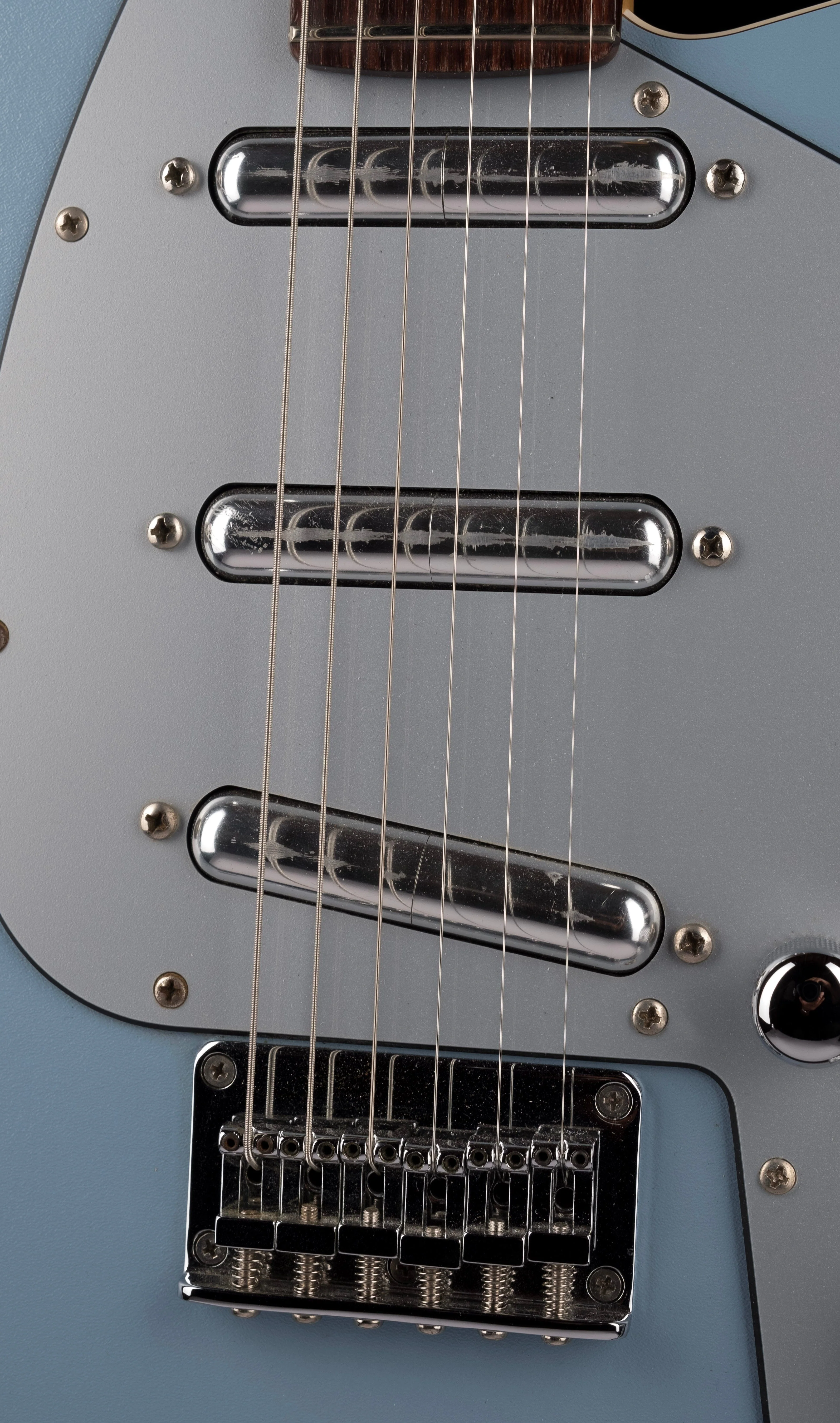 Pre Owned Reverend SPY Sky Blue Electric Guitar With Gig Bag - Image 7