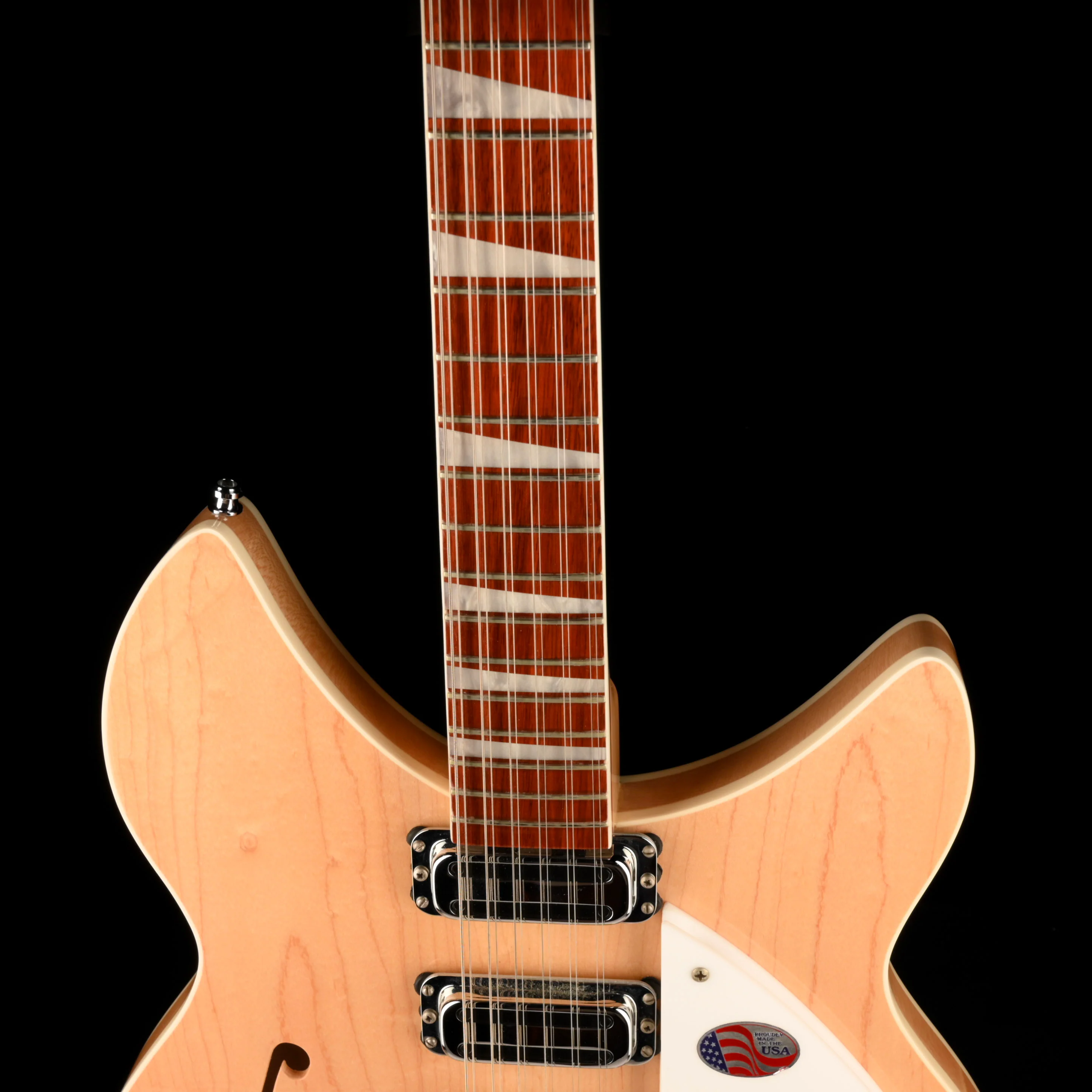 Pre Owned Rickenbacker 1993 Plus 12 String Mapleglo Semi Hollow Electric Guitar Townshend With OHSC - Image 3