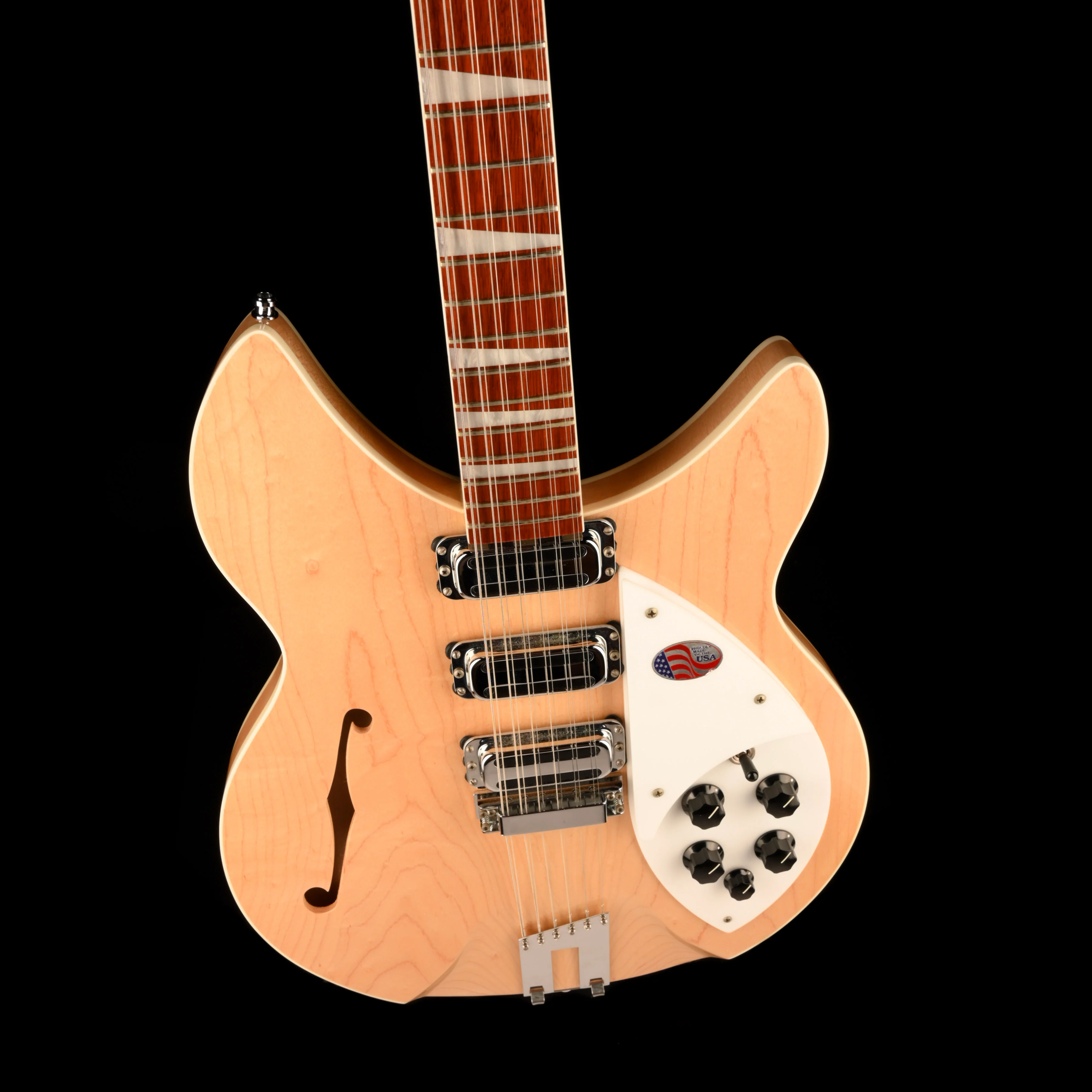 Pre Owned Rickenbacker 1993 Plus 12 String Mapleglo Semi Hollow Electric Guitar Townshend With OHSC - Image 4
