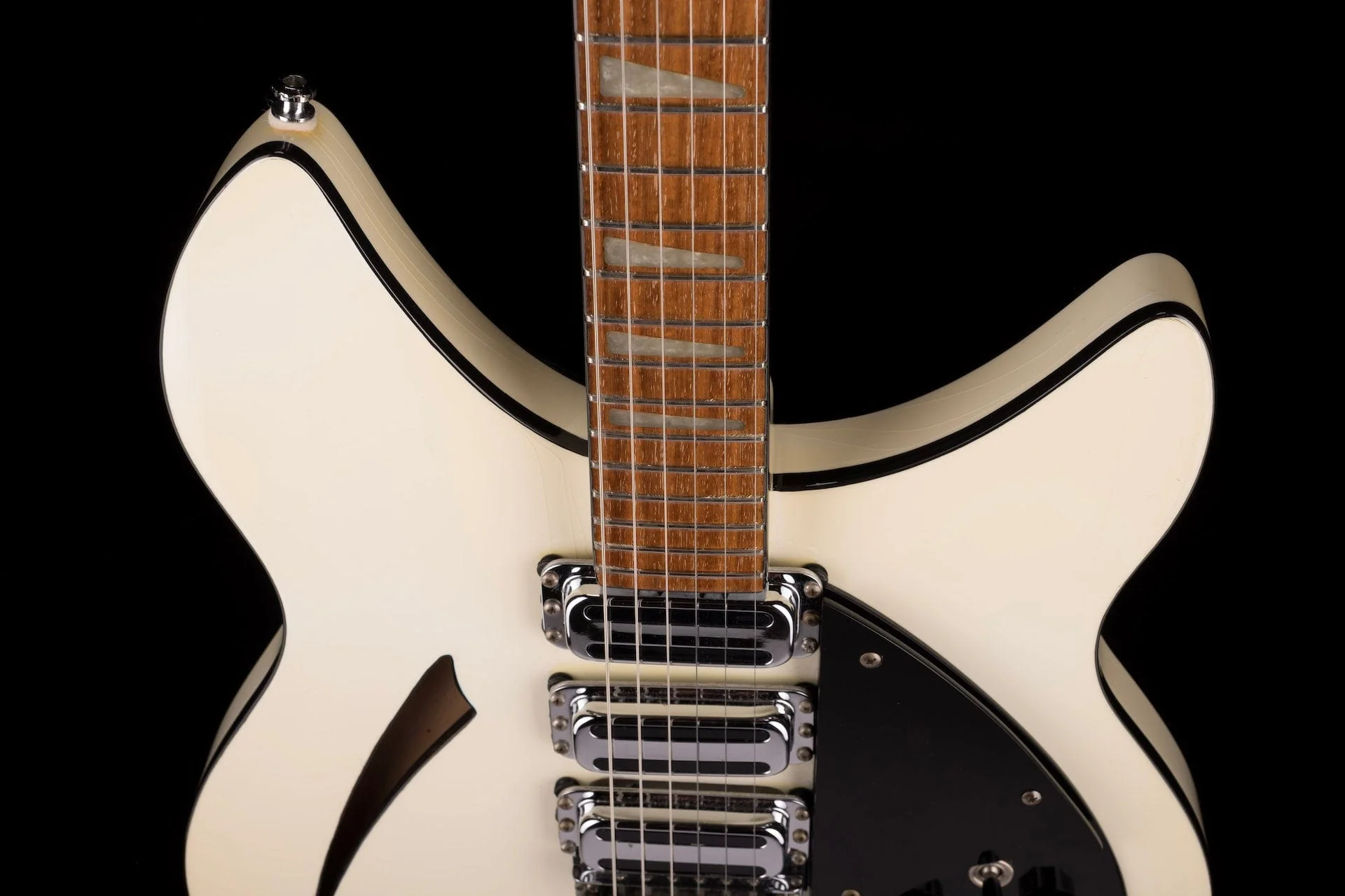 Vintage 1990 Rickenbacker 370WB White With OHSC - Image 3
