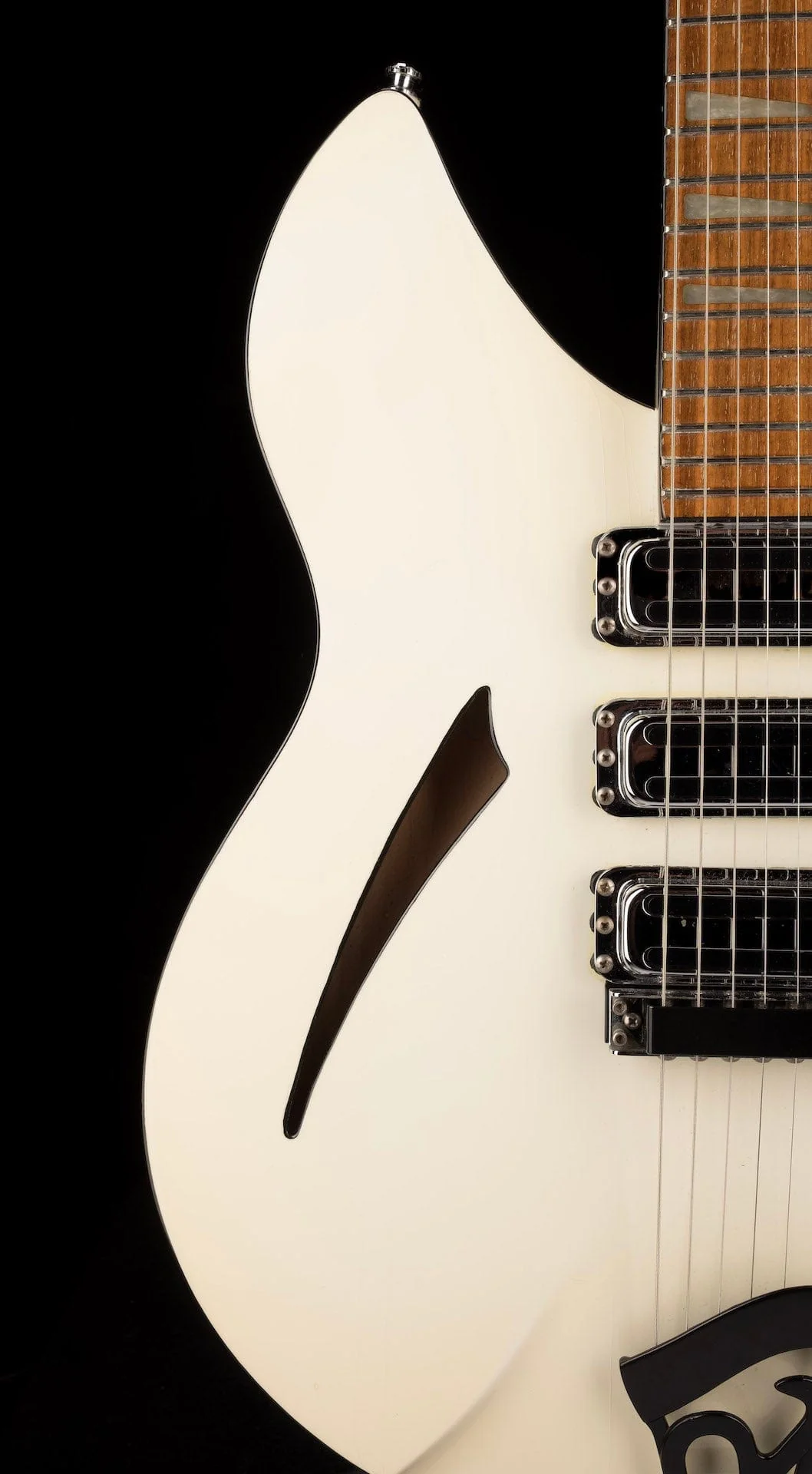 Vintage 1990 Rickenbacker 370WB White With OHSC - Image 9