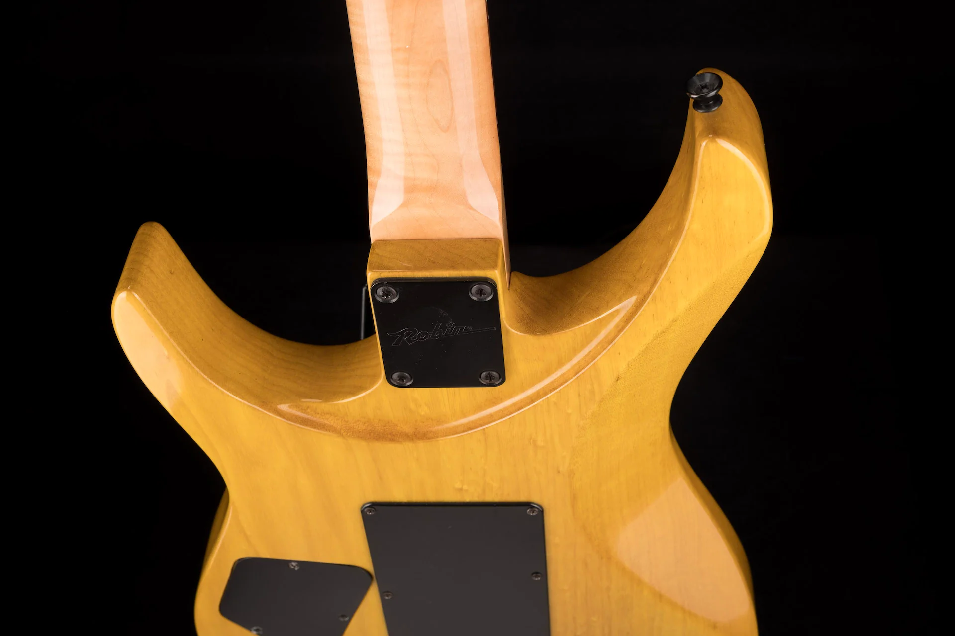 Pre Owned 1991 Robin Guitars Medley Custom Korina Natural With OHSC - Image 14