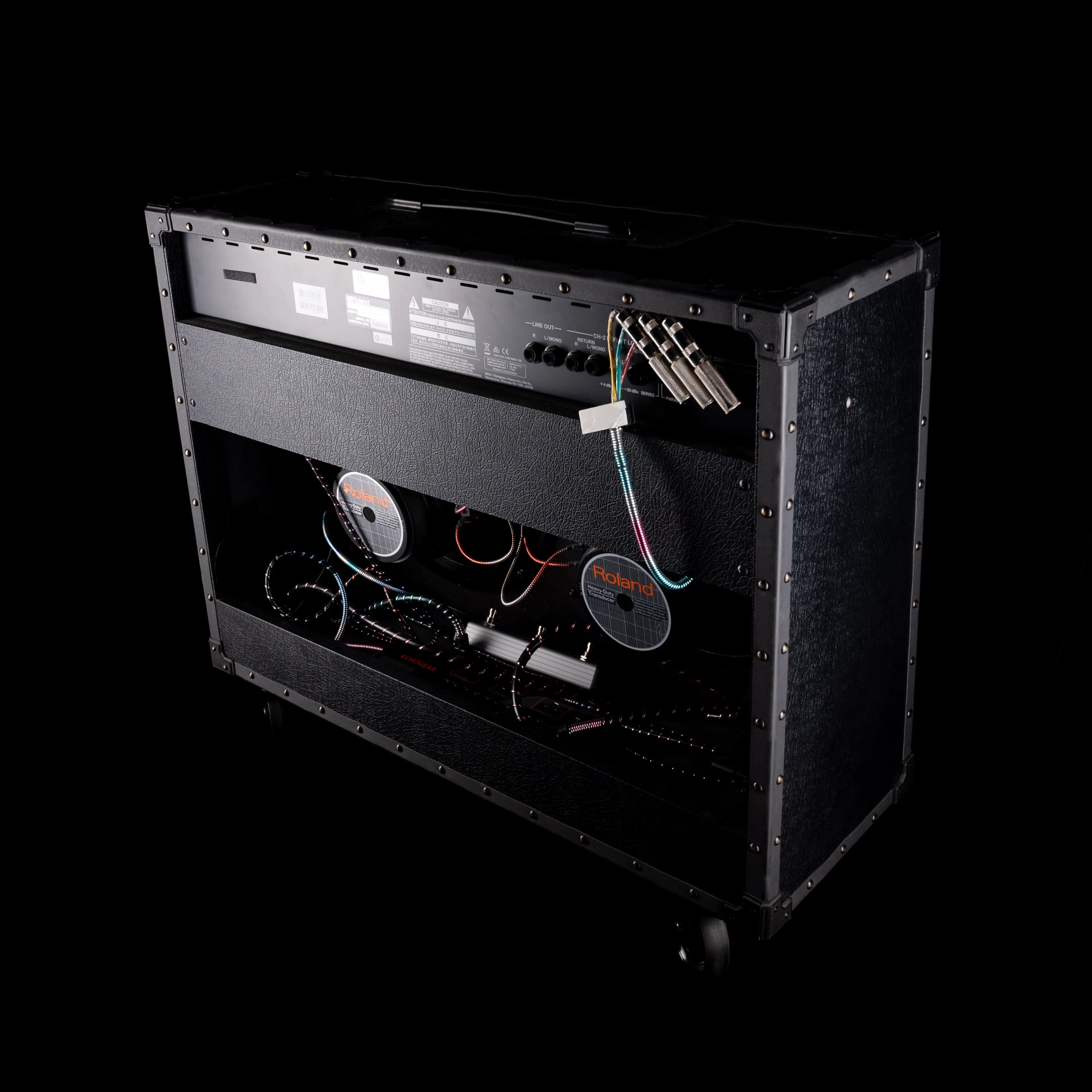 Pre Owned Roland JC-120 Guitar Amp Combo With Footswitch and Cover - Z2M6789 - Image 14