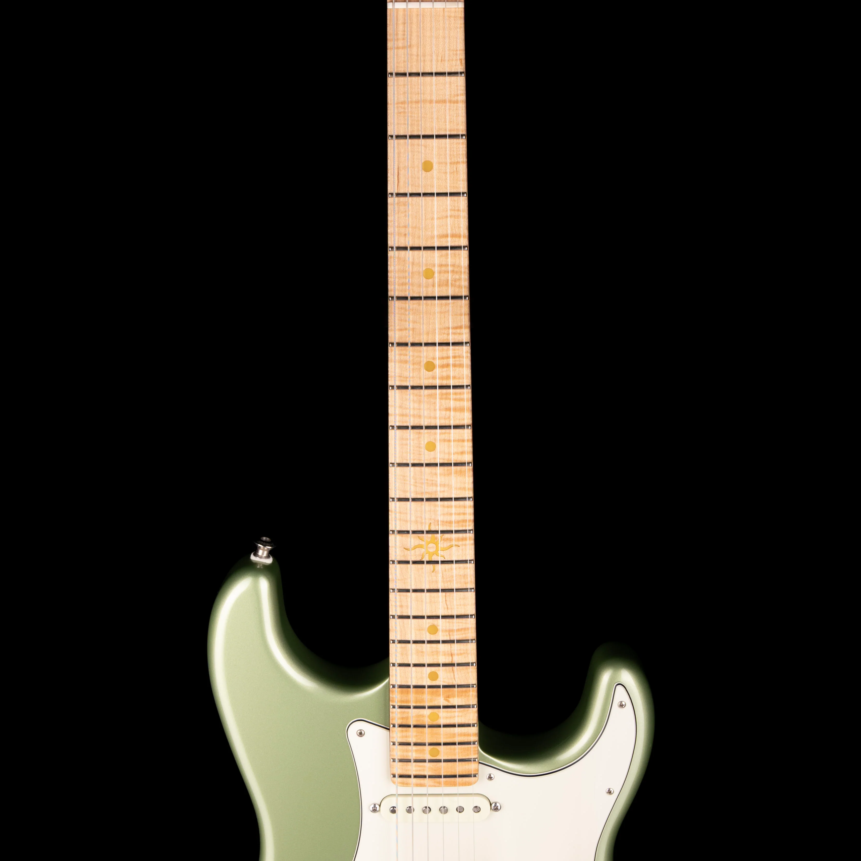 Pre Owned Ron Thorn Guitars SoCal R/S Lime Gold With OHSC - Image 7