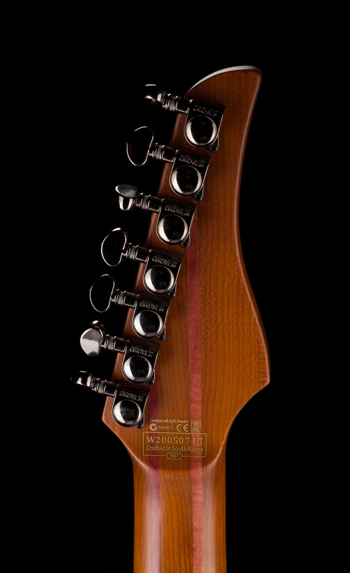 Pre Owned Schechter Schecter Banshee Mach-7 FR-S Electric Guitar - Fallout Burst With Case - Image 17