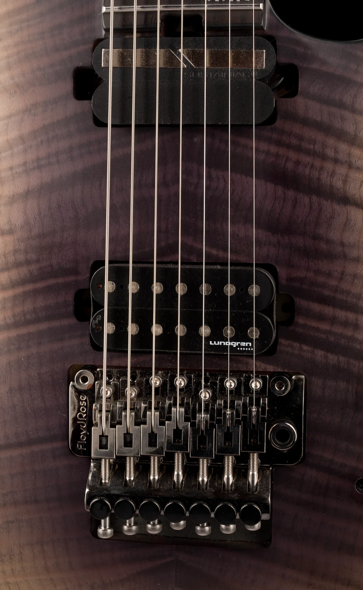 Pre Owned Schechter Schecter Banshee Mach-7 FR-S Electric Guitar - Fallout Burst With Case - Image 7