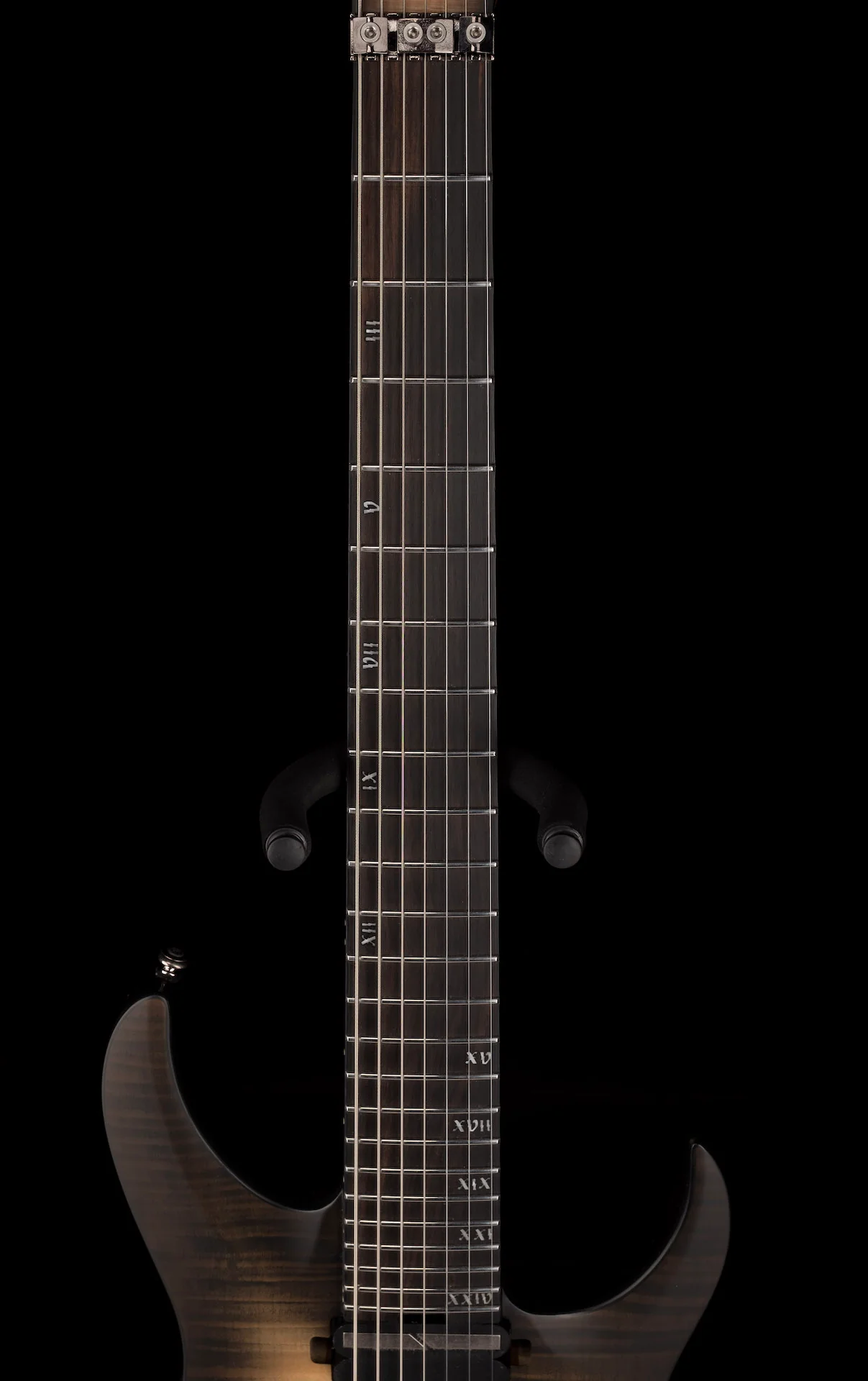 Pre Owned Schecter Banshee Mach-7 FR-S 7-String Ember Burst Electric Guitar With Bag - Image 12