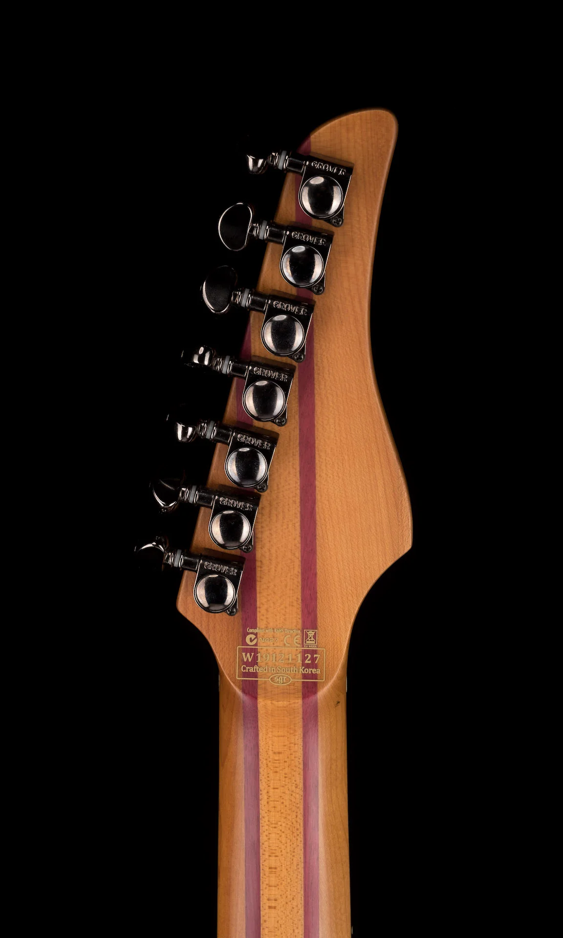 Pre Owned Schecter Banshee Mach-7 FR-S 7-String Ember Burst Electric Guitar With Bag - Image 18