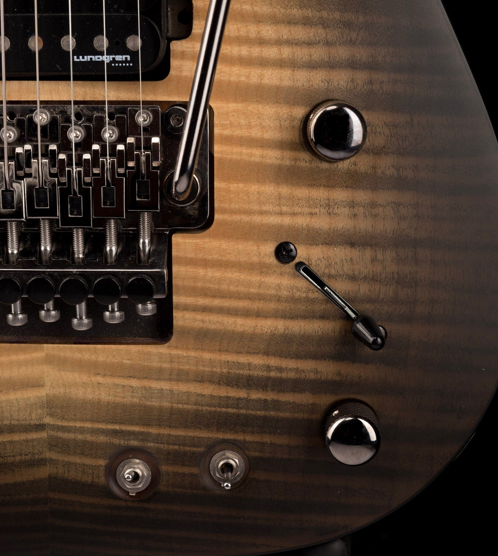 Pre Owned Schecter Banshee Mach-7 FR-S 7-String Ember Burst Electric Guitar With Bag - Image 8
