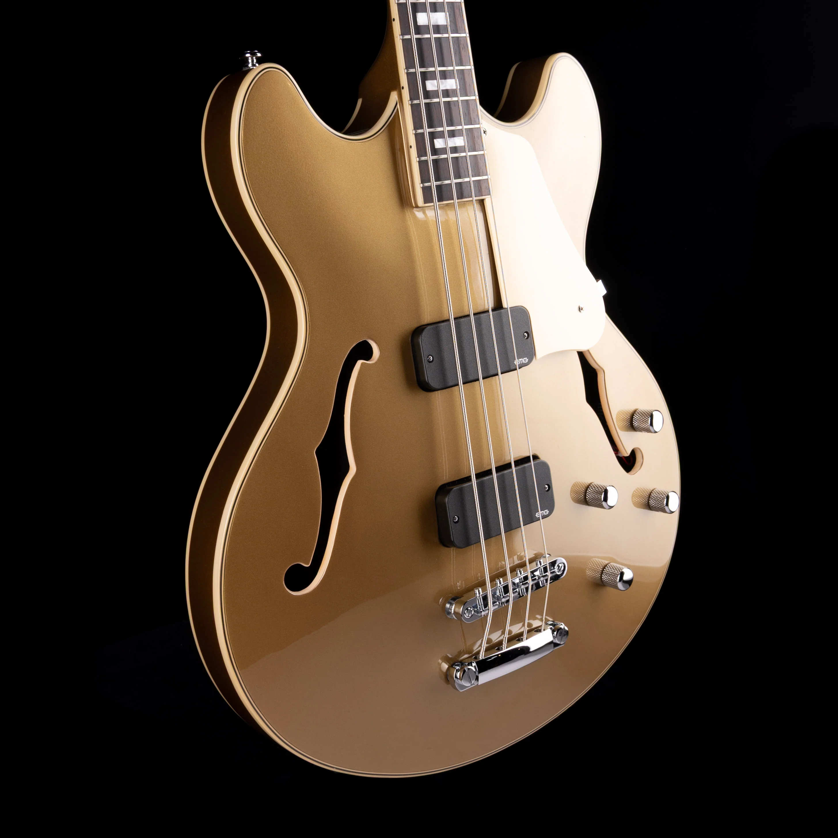 Pre-Owned Schecter Corsair Bass Metallic Gold - Image 6