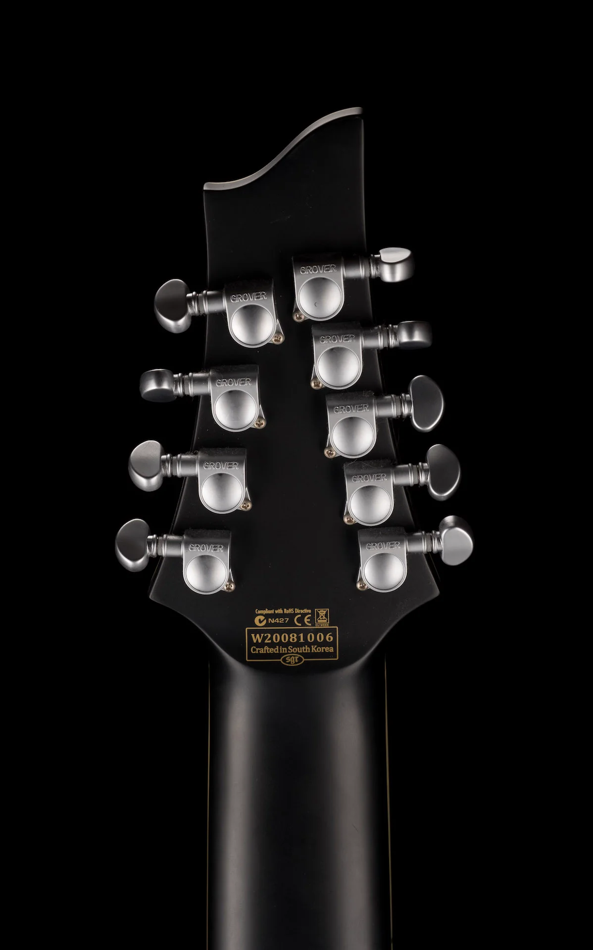 Pre Owned Schecter Damien Platinum 9-string Matte Black Electric Guitar With Gig Bag - Image 17