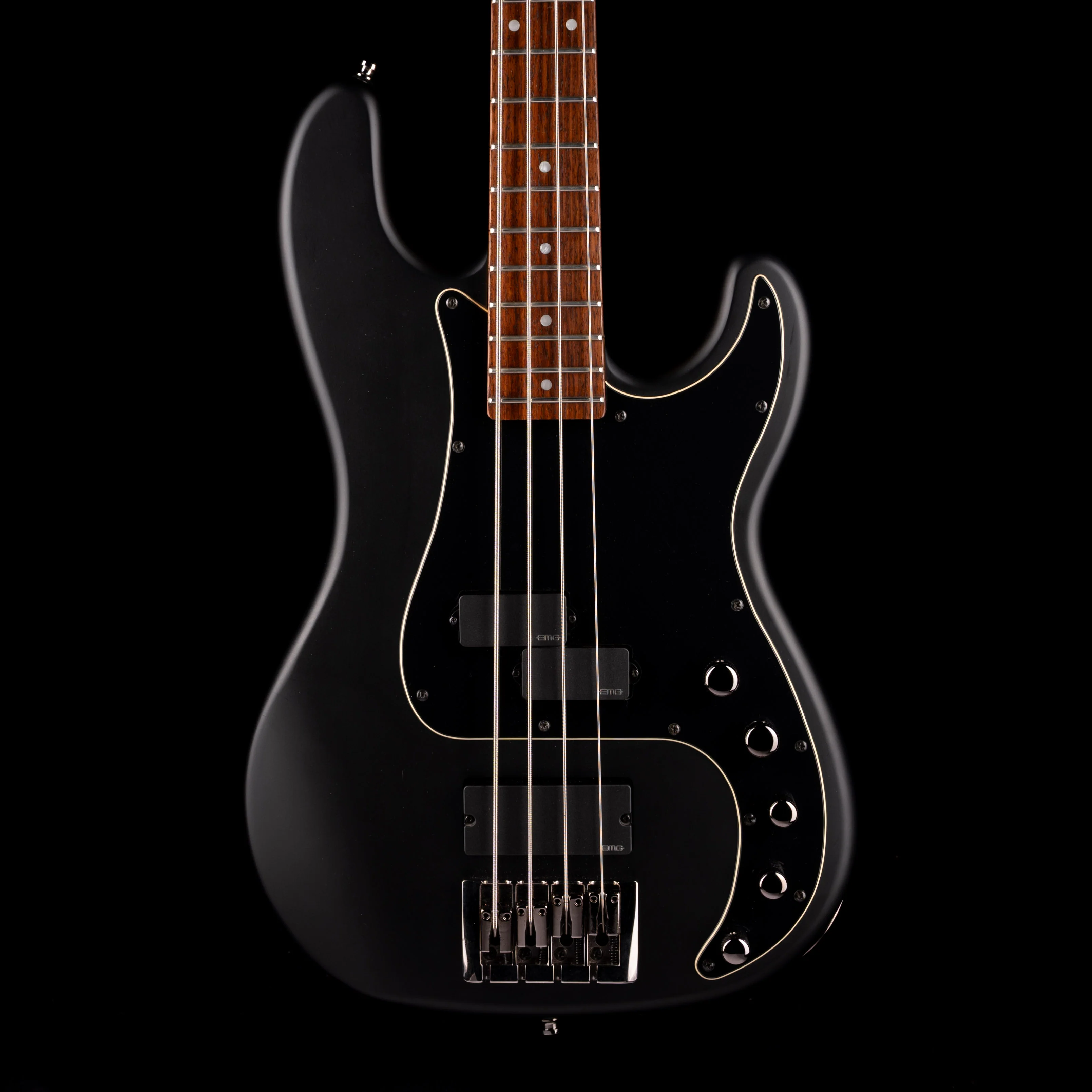 Pre-Owned Schecter Diamond-P Custom-4 Active - Satin Black