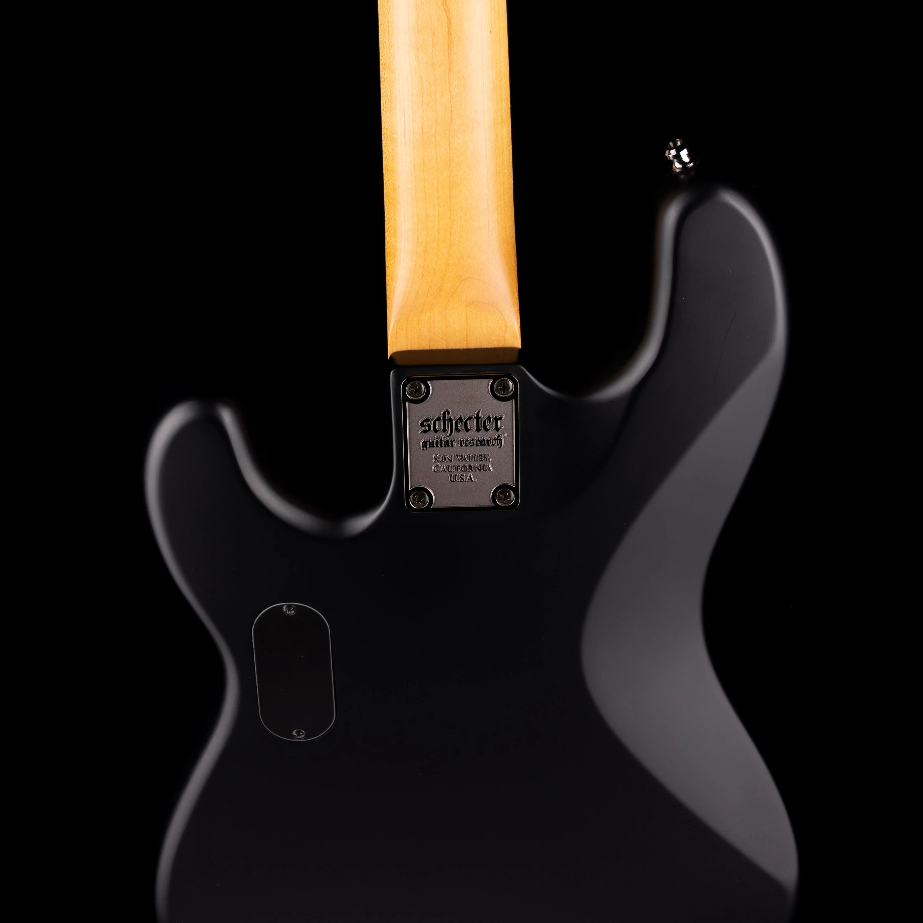 Pre-Owned Schecter Diamond-P Custom-4 Active - Satin Black - Image 11