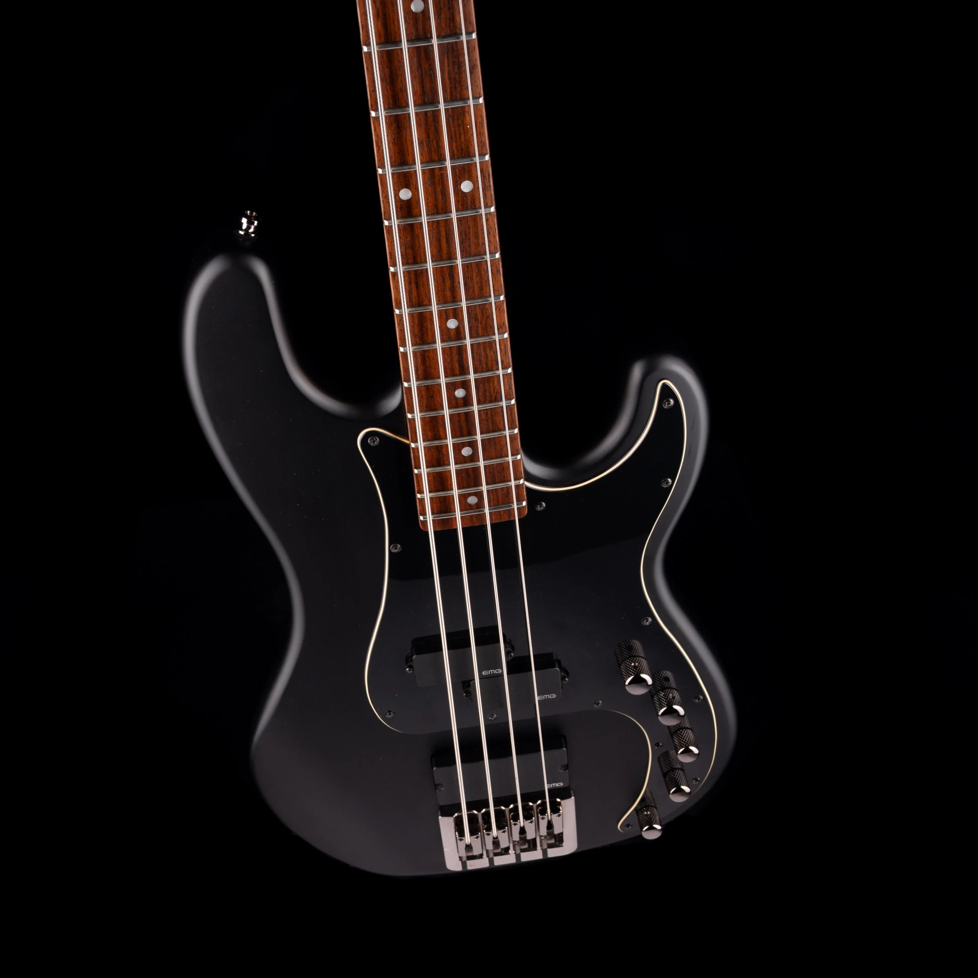 Pre-Owned Schecter Diamond-P Custom-4 Active - Satin Black - Image 3