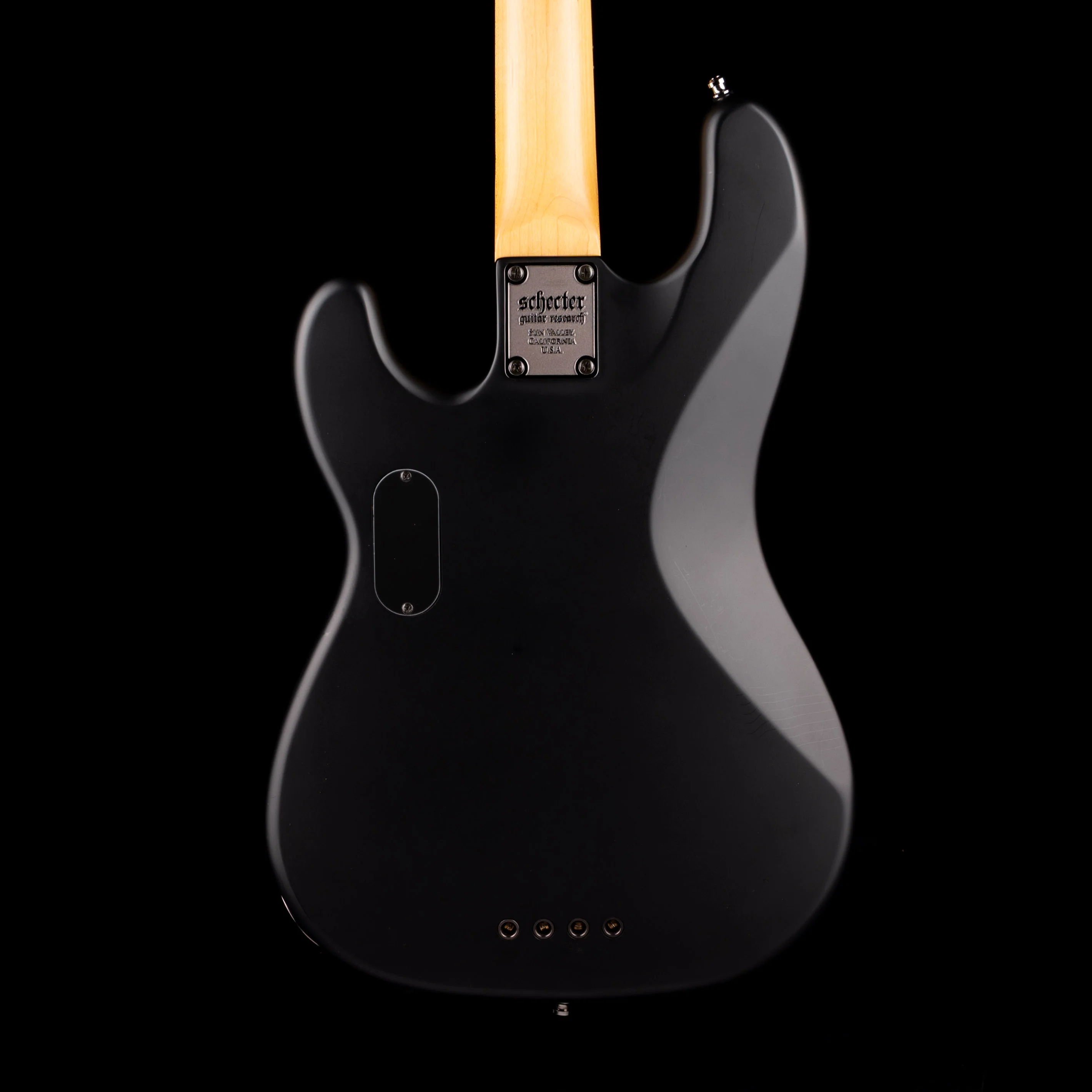 Pre-Owned Schecter Diamond-P Custom-4 Active - Satin Black - Image 9
