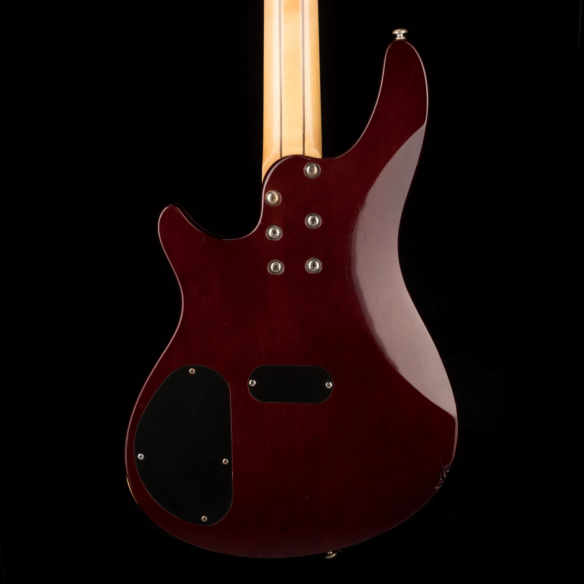 Pre Owned Schecter Diamond Series Made in Korea C-4 Bass Crimson Stain With Gig Bag - Image 12