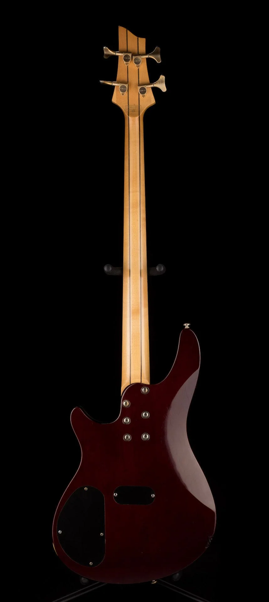 Pre Owned Schecter Diamond Series Made in Korea C-4 Bass Crimson Stain With Gig Bag - Image 13