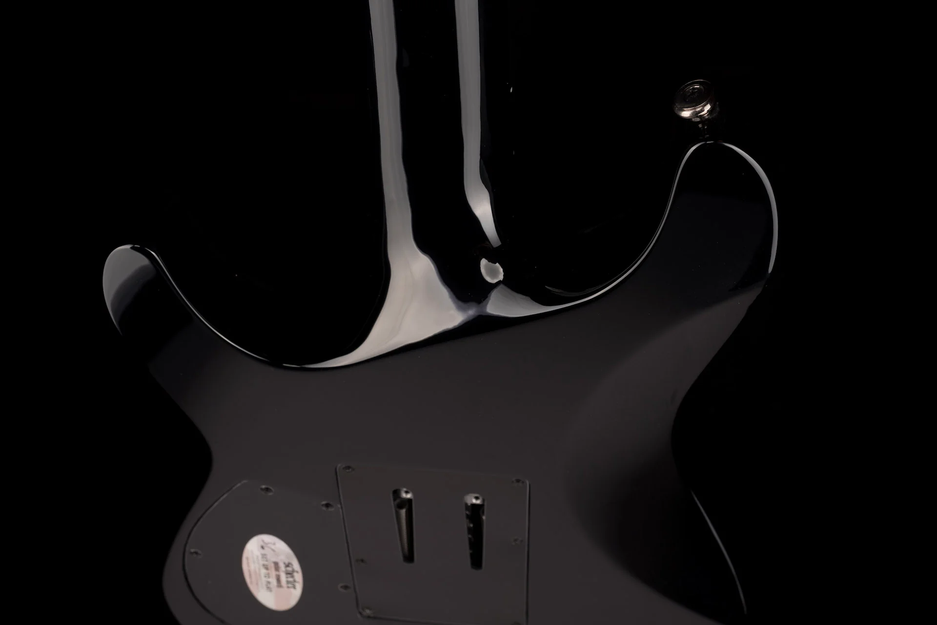 Pre Owned Schecter Hellraiser C-7 FR-S 7-string Black Electric Guitar With Bag - Image 15