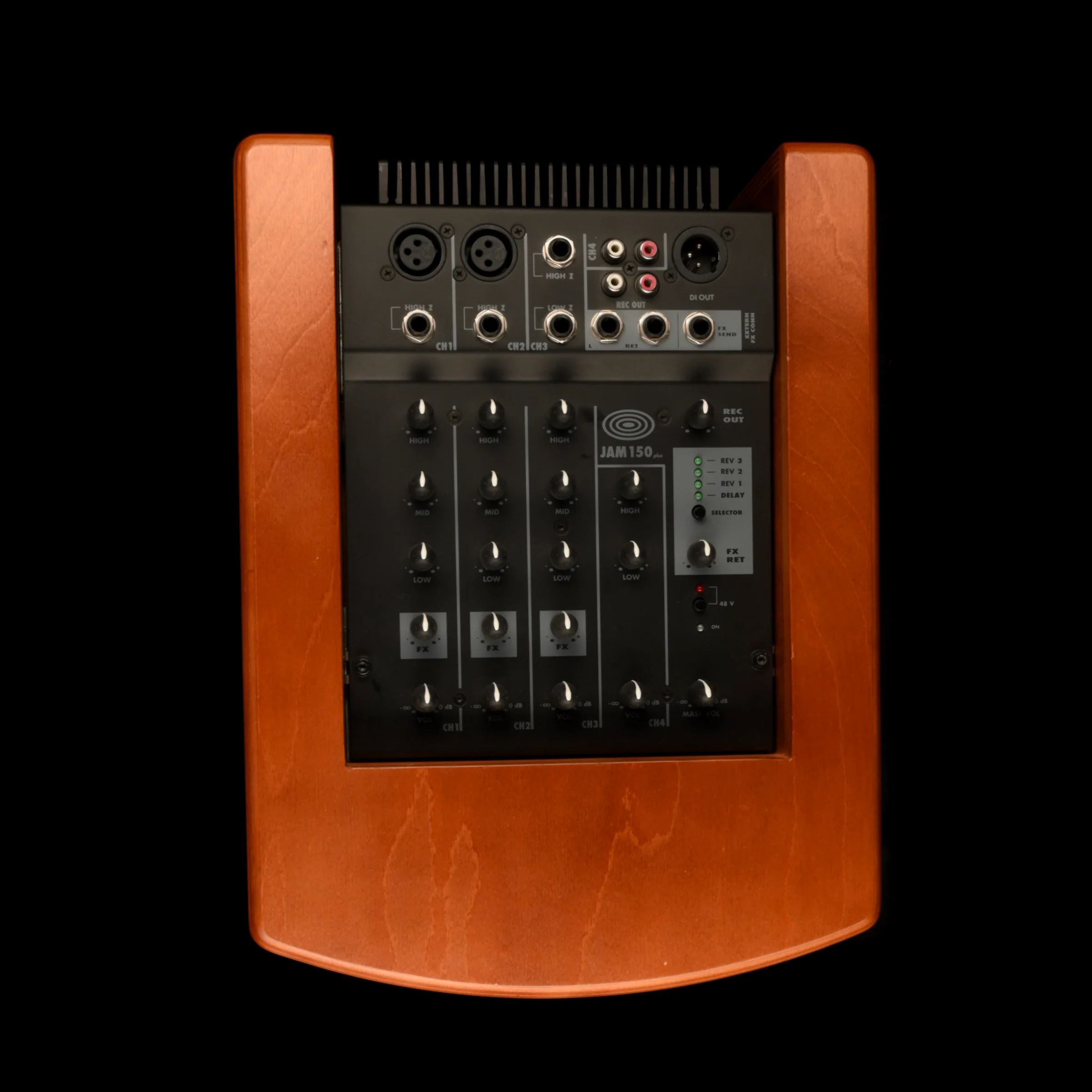 Pre Owned Schertler Jam 150 Acoustic Amplifier and Portable PA System with Carrying Case - Image 3