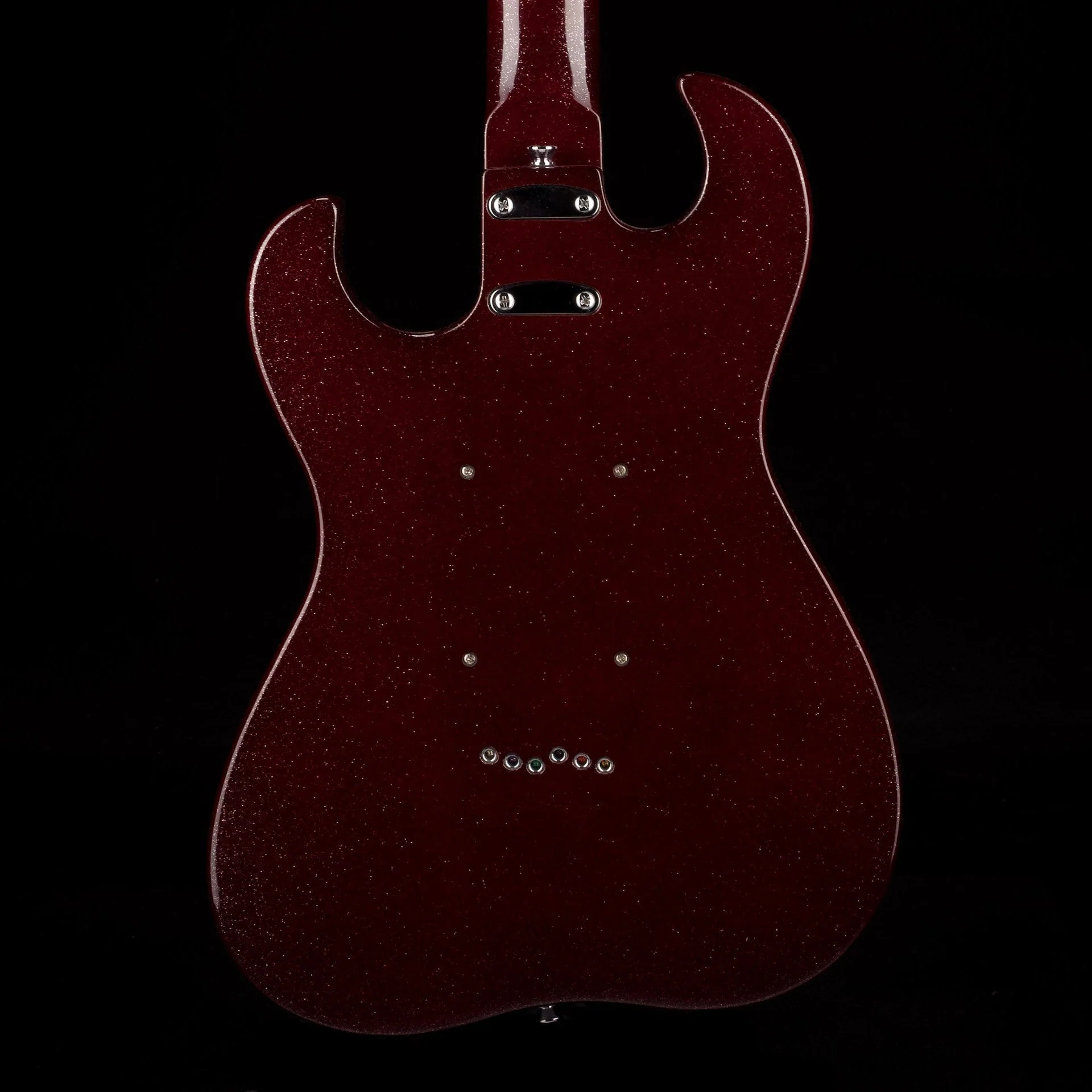 Pre Owned Silvertone 1449 Reissue Red Silver Flake Burst - Image 12