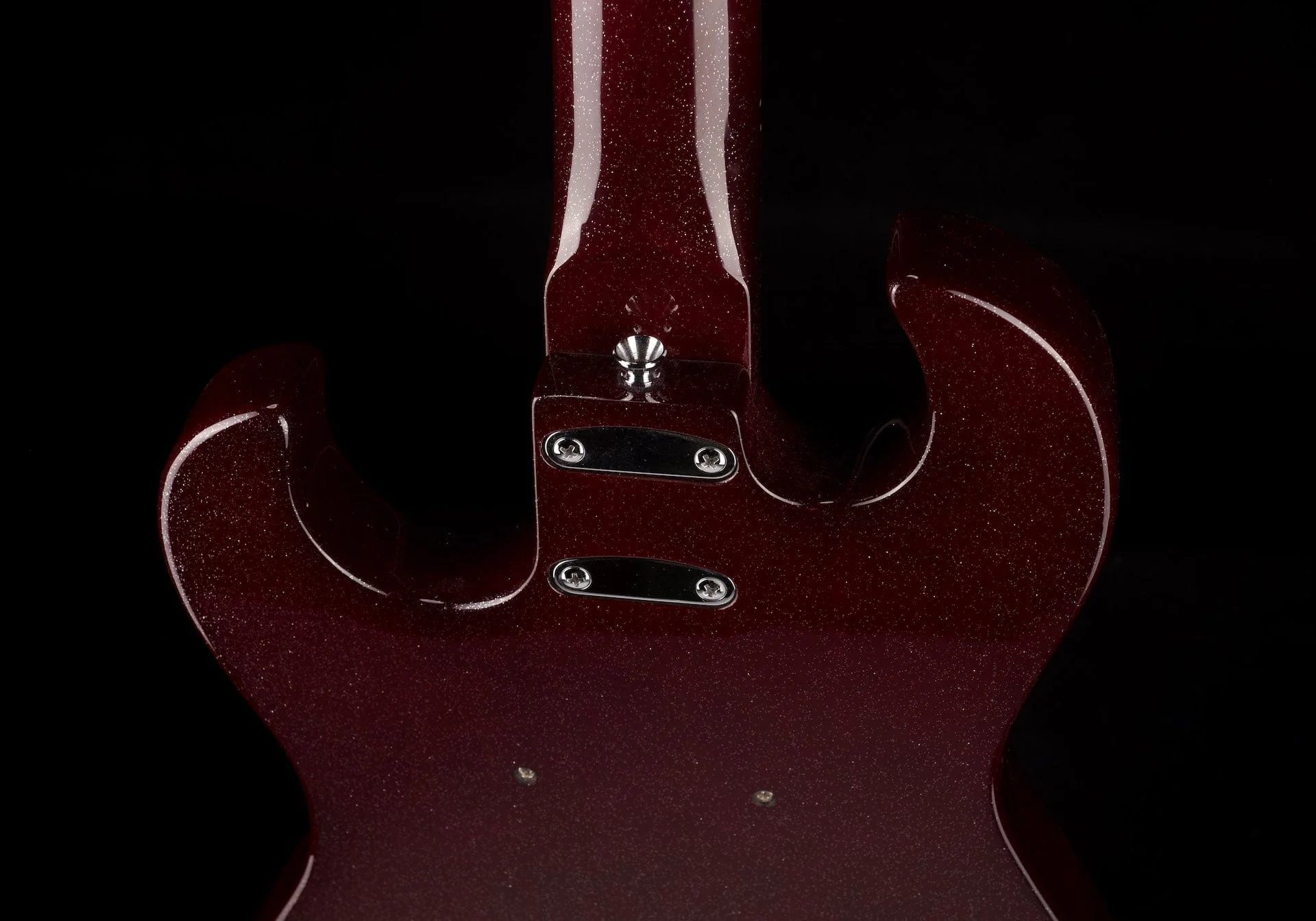 Pre Owned Silvertone 1449 Reissue Red Silver Flake Burst - Image 14